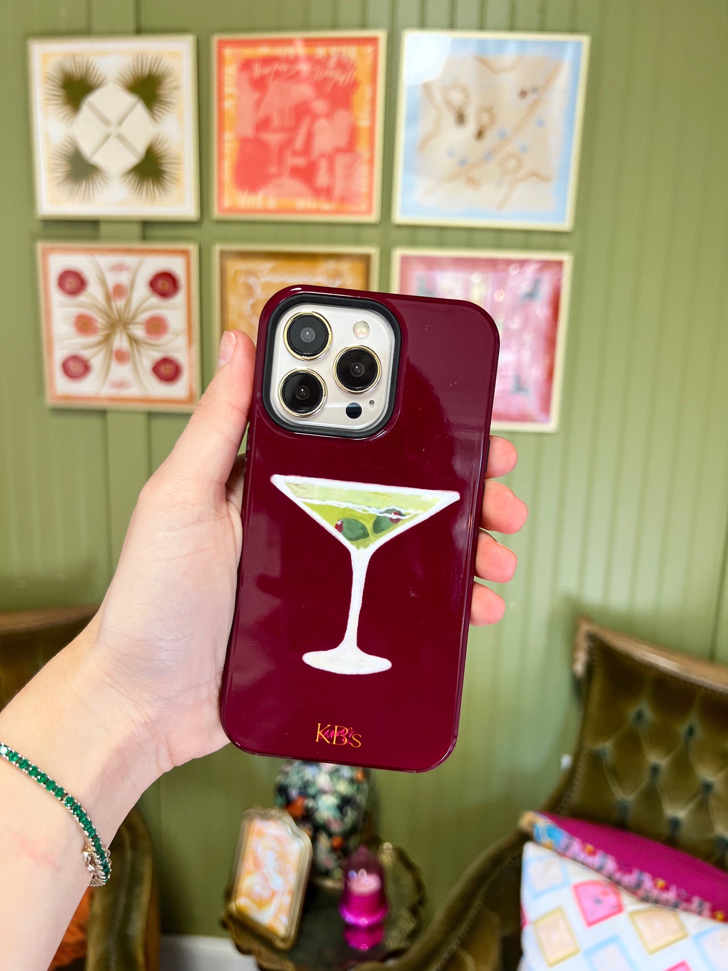 Maroon Martini Tough Case - iPhone 13 Pro