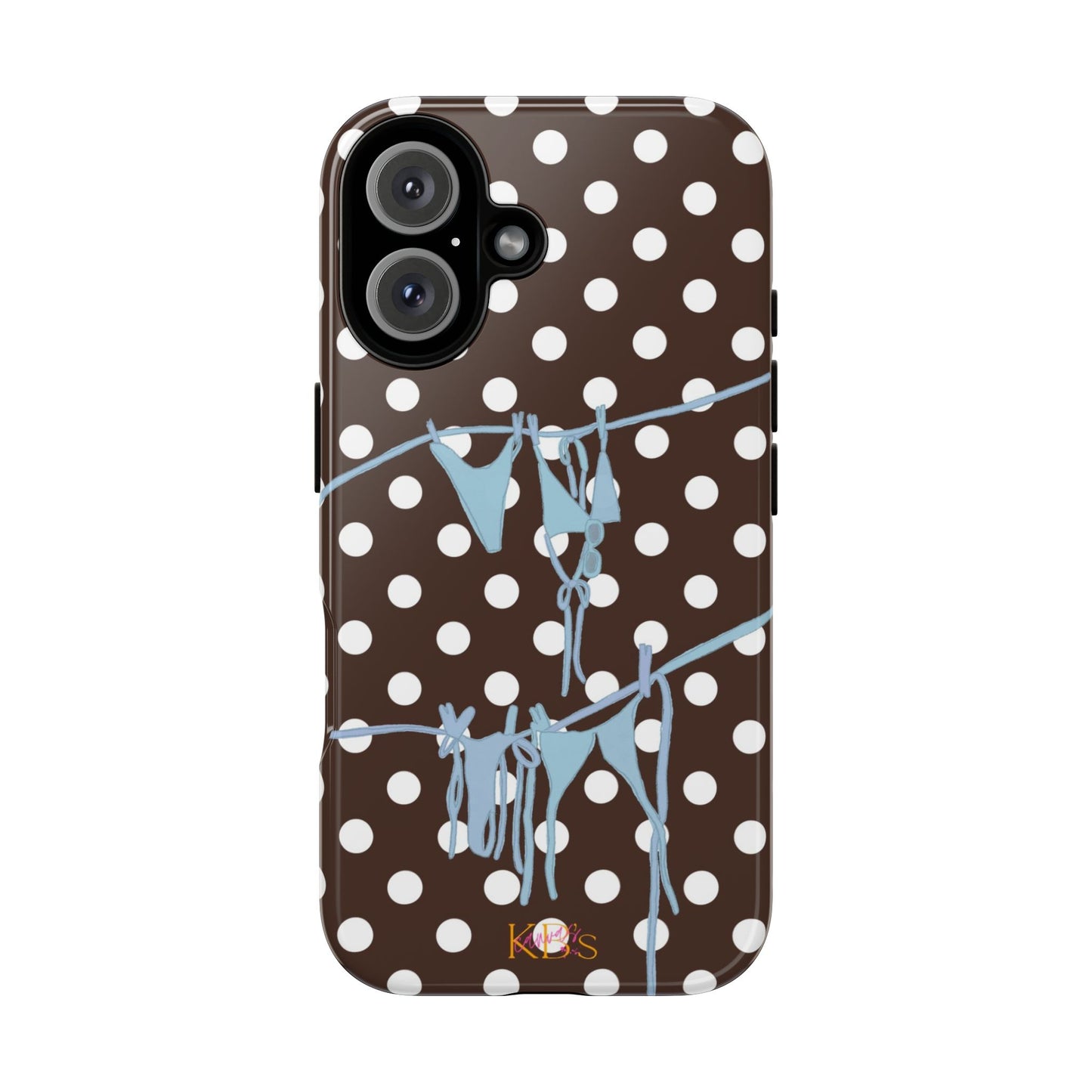 Brown Polka Dot Bikini Tough Case