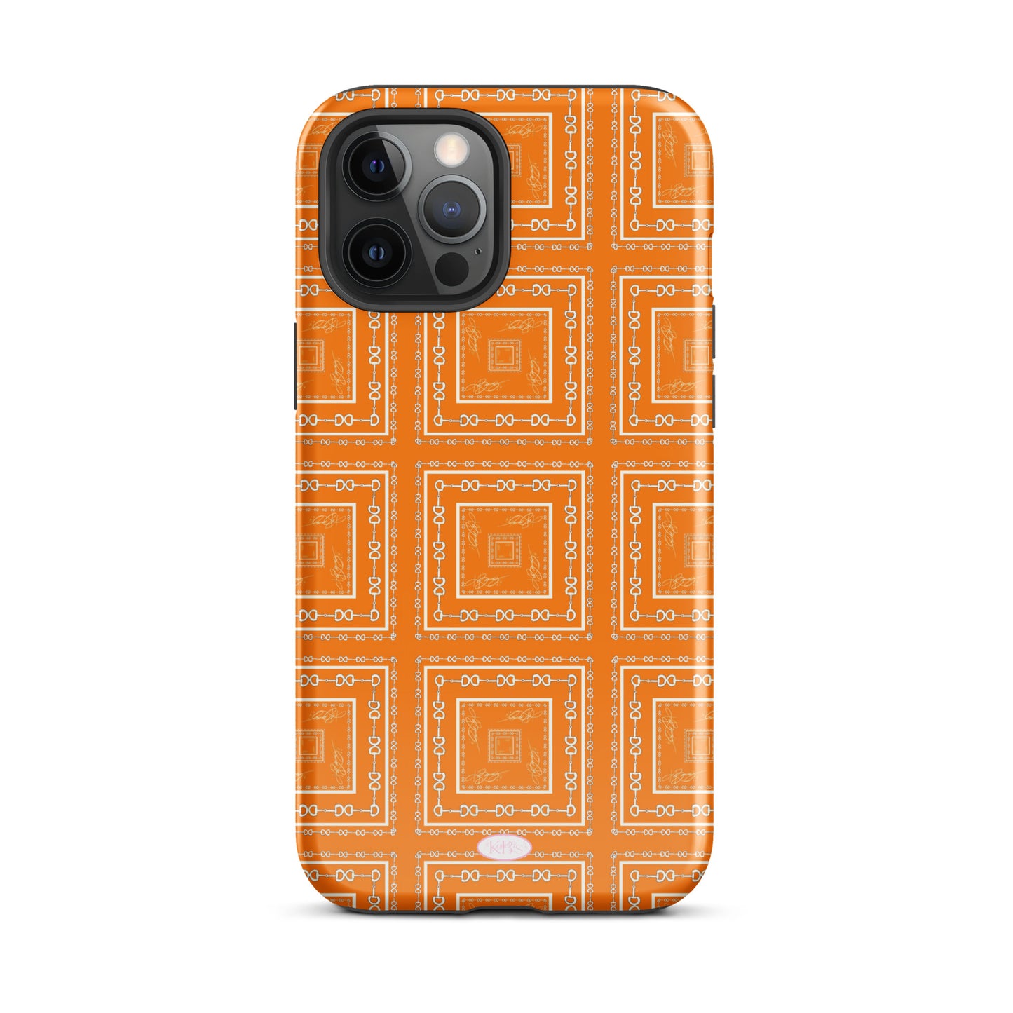 Orange & White Tough Case