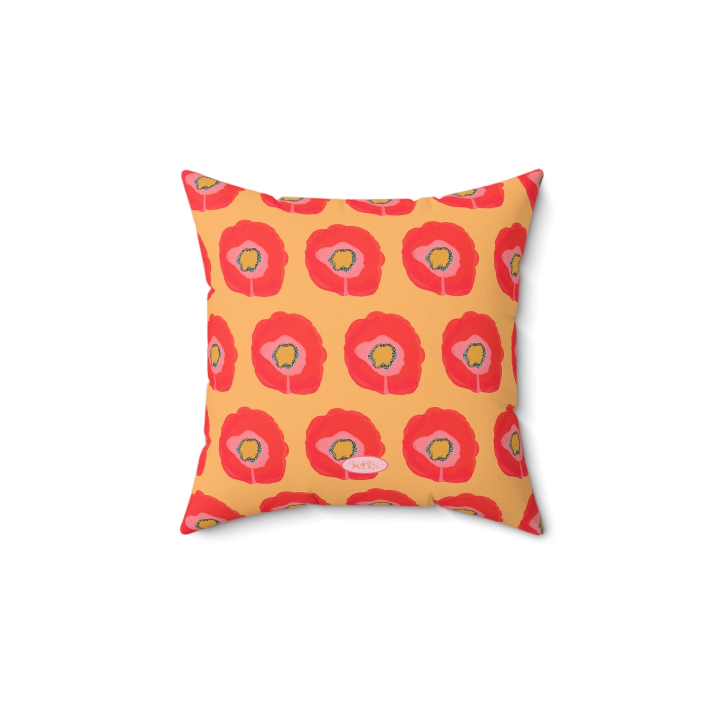 Poppy Fleur Throw Pillow