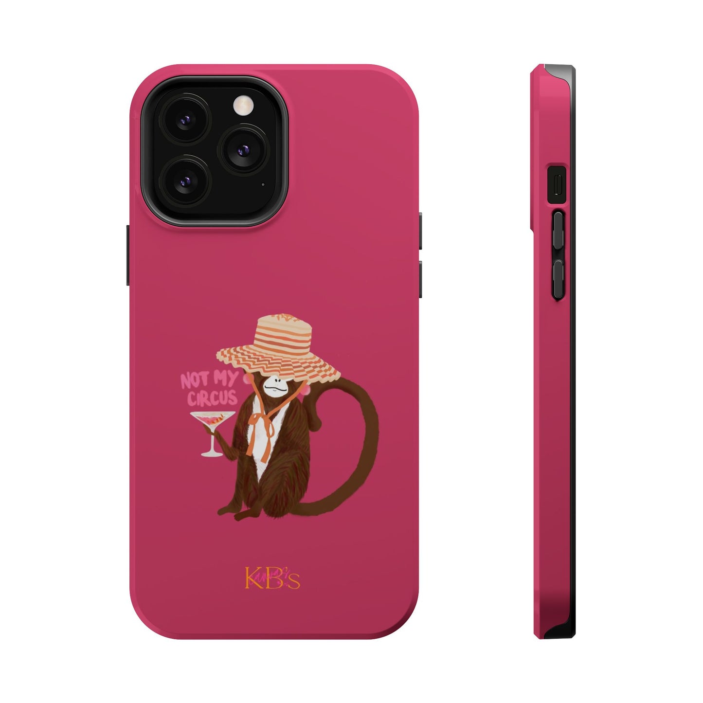 Not My Circus Mag Safe Case - Magenta