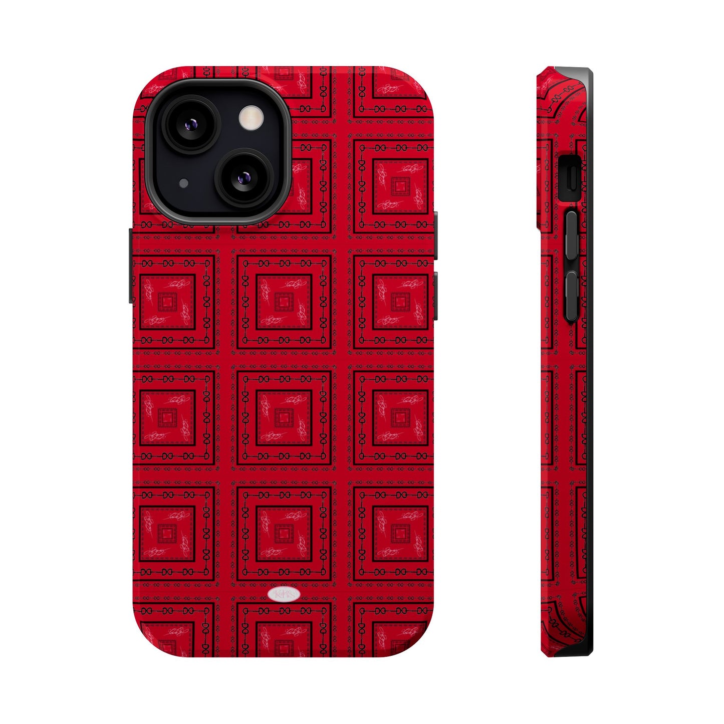 Red & Black Horsebit MagSafe Case