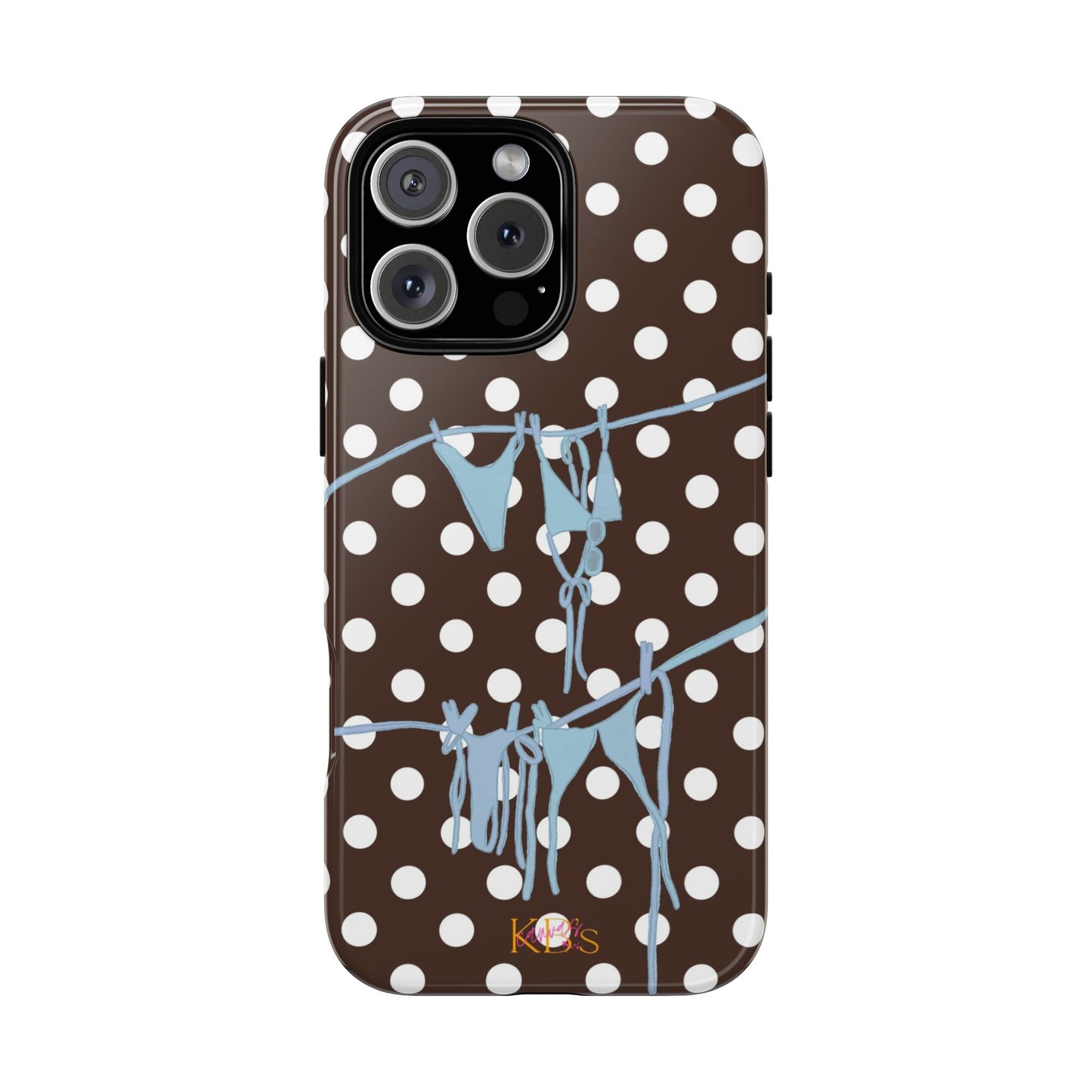 Brown Polka Dot Bikini Tough Case