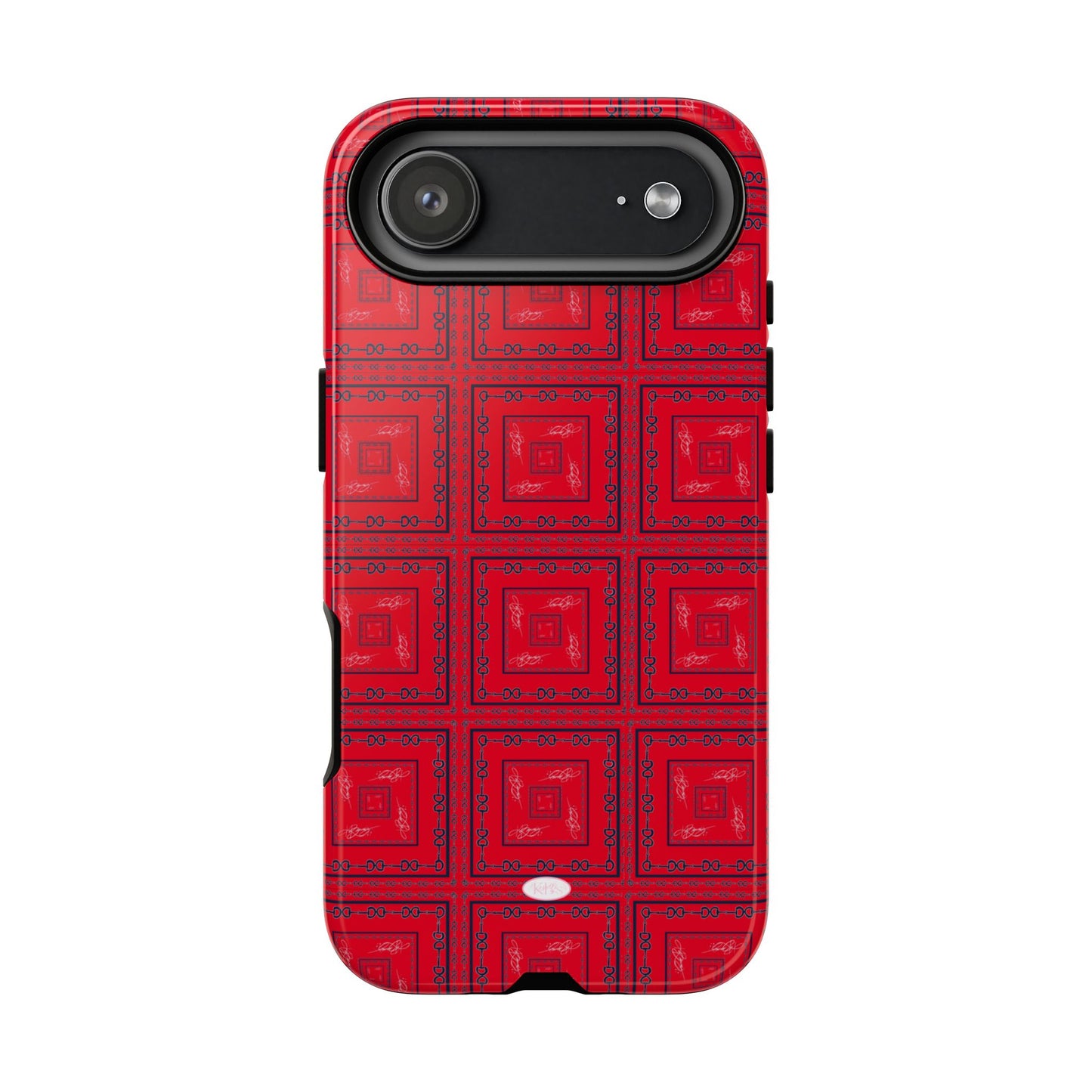 Red & Blue Horsebit Tough Case