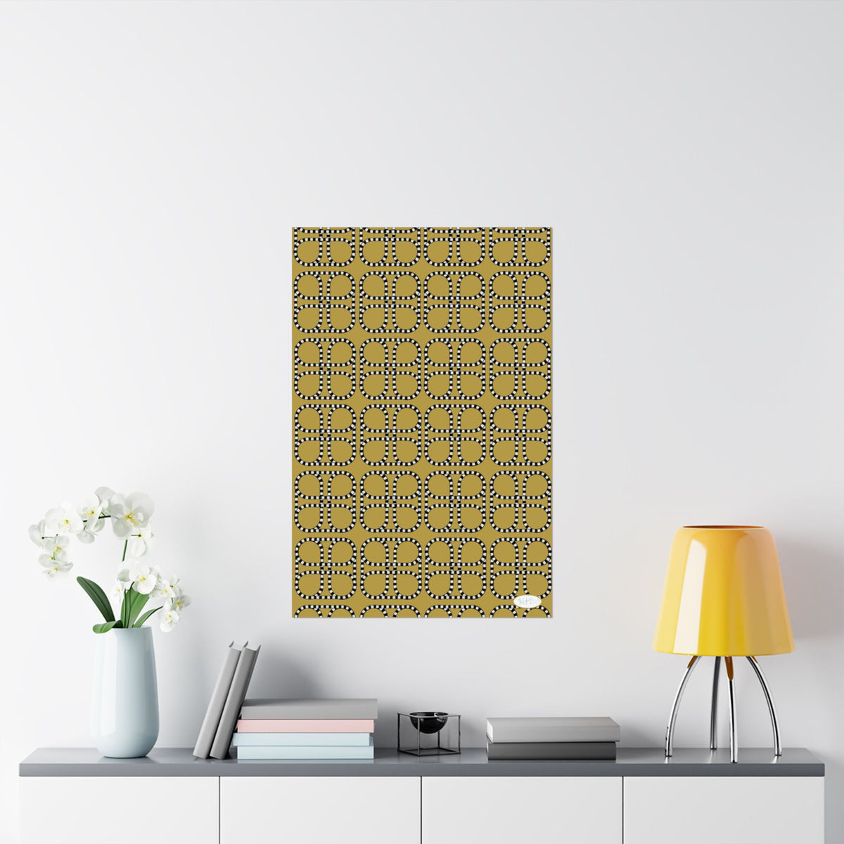 Looped Link Wall Print