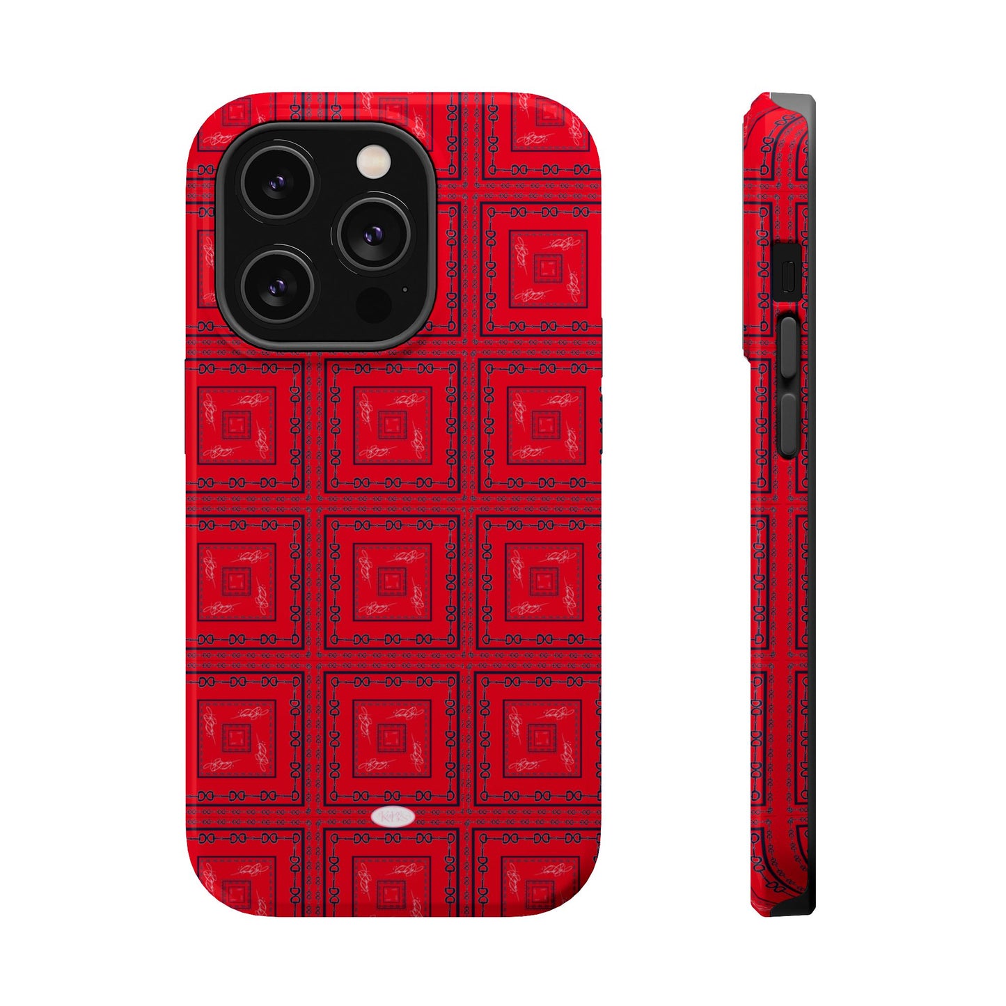 Red & Blue Horsebit MagSafe Case
