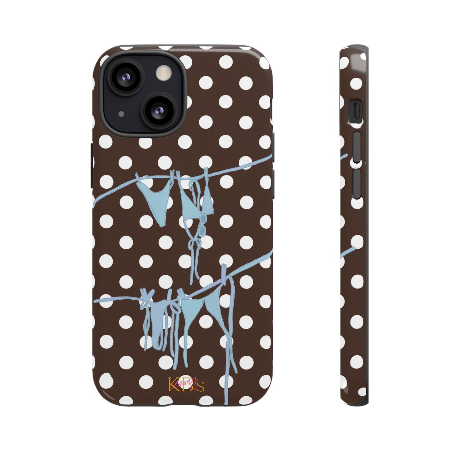 Brown Polka Dot Bikini Tough Case
