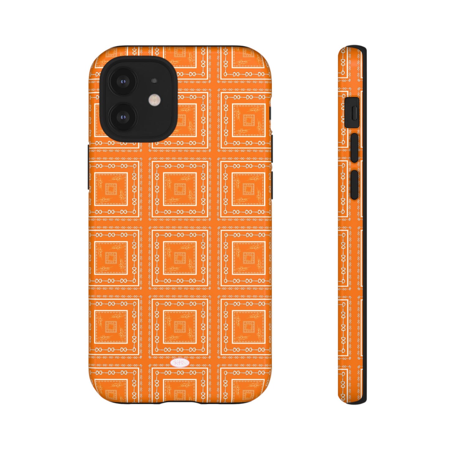 Orange & White Tough Case