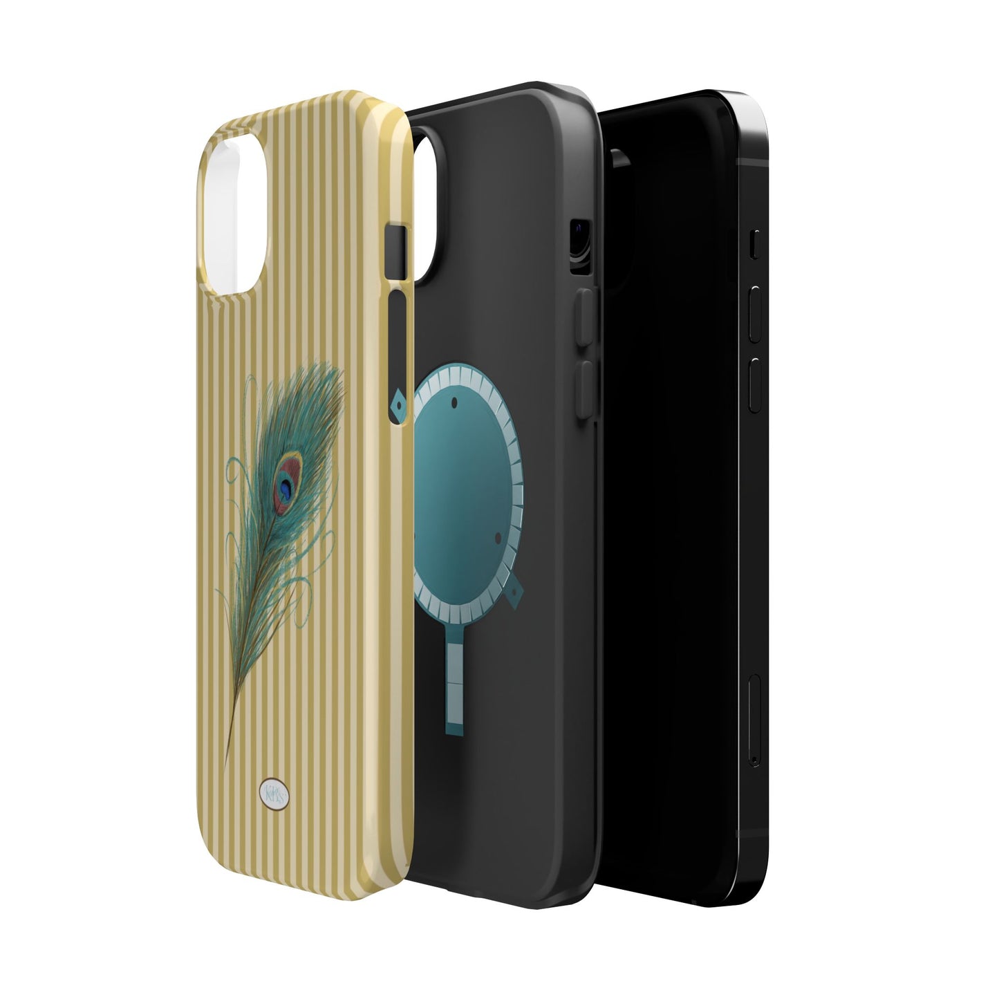 Peacock Feather Mag Safe Case