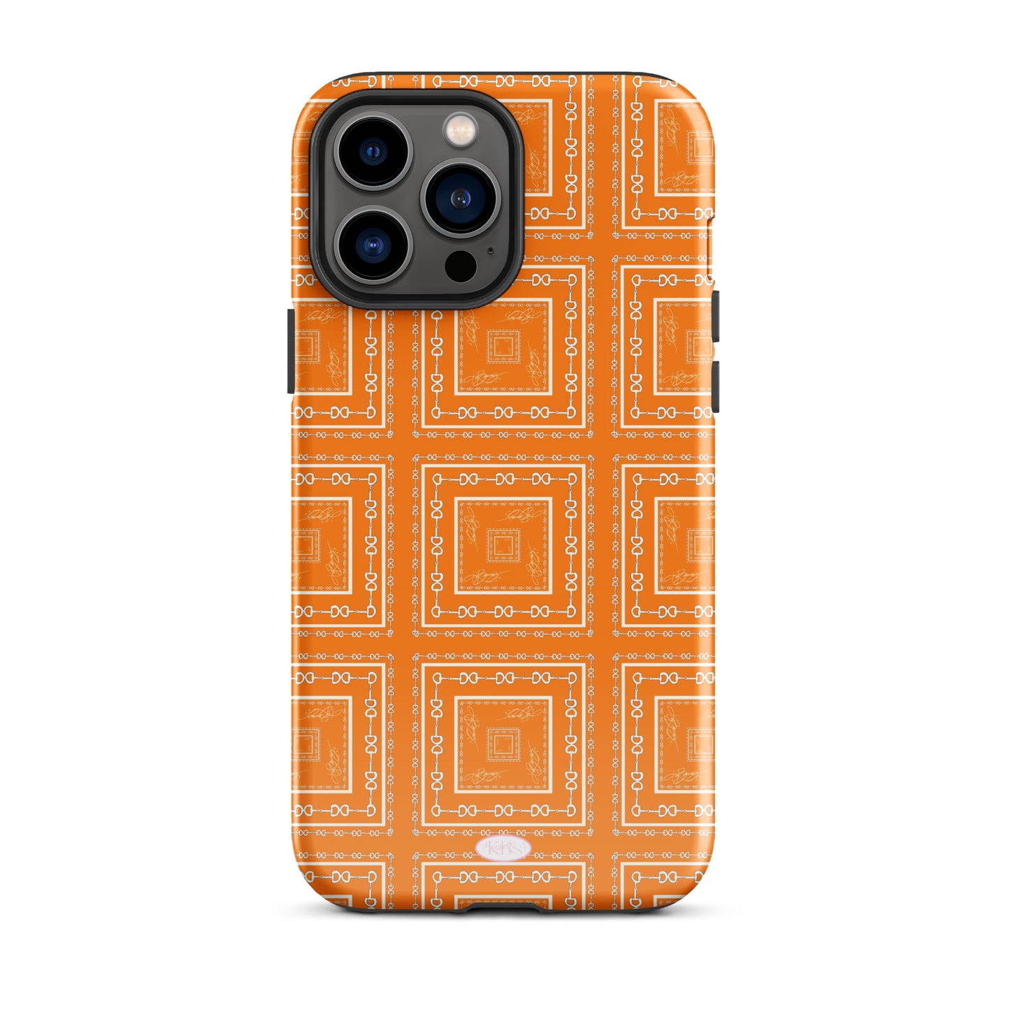 Orange & White Tough Case