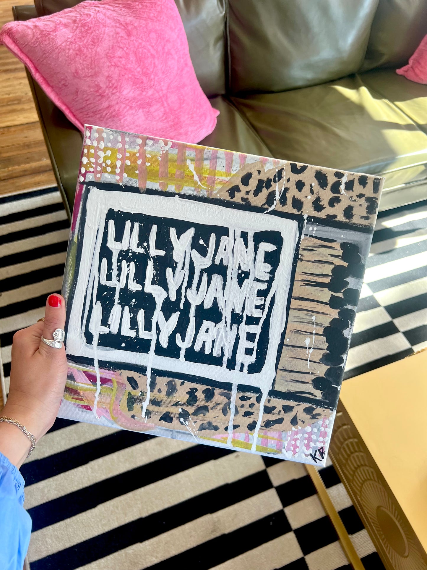 Lilly Jane Matchbox Original Piece - 12x12