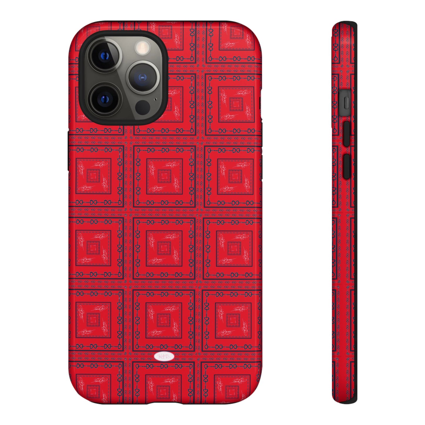 Red & Blue Horsebit Tough Case