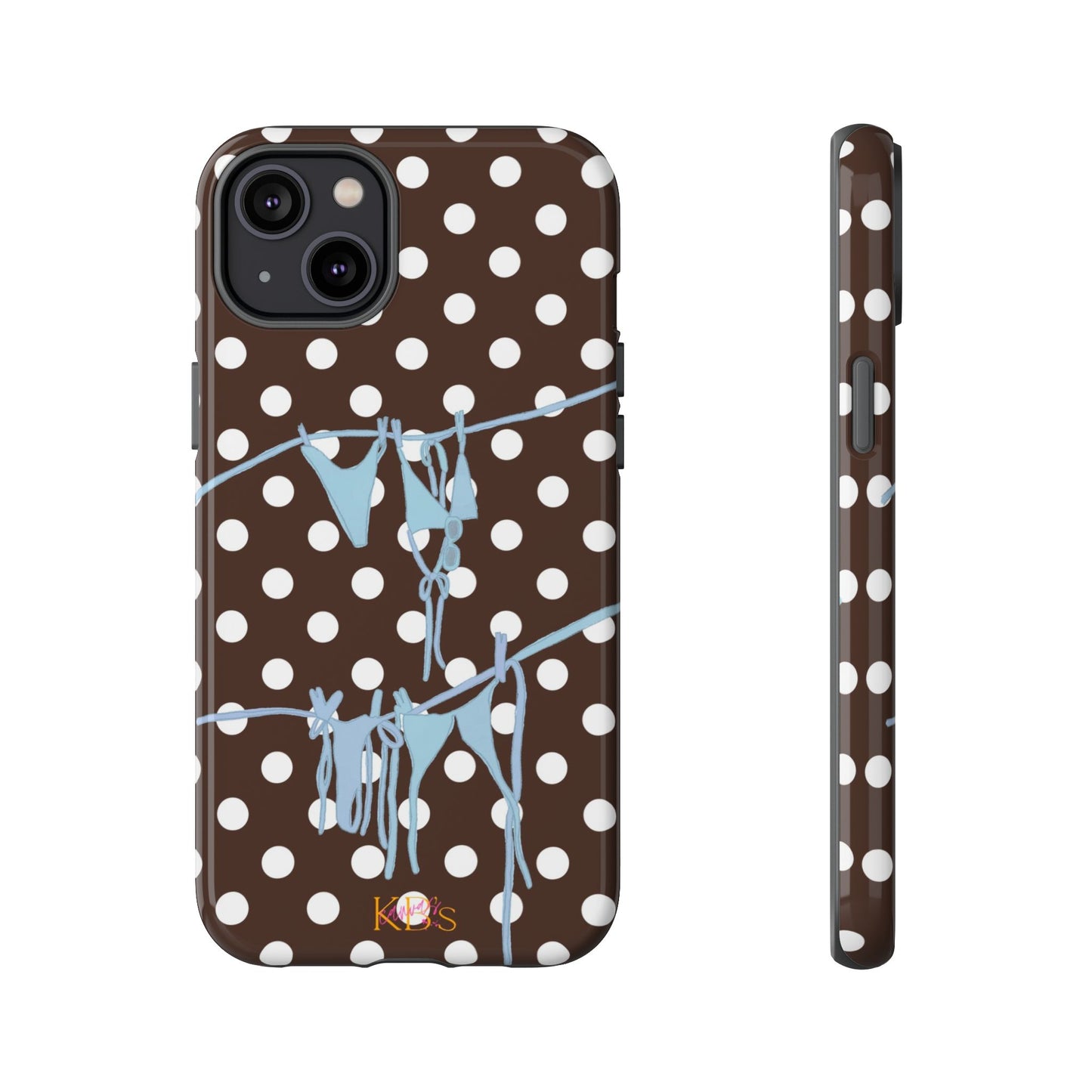 Brown Polka Dot Bikini Tough Case