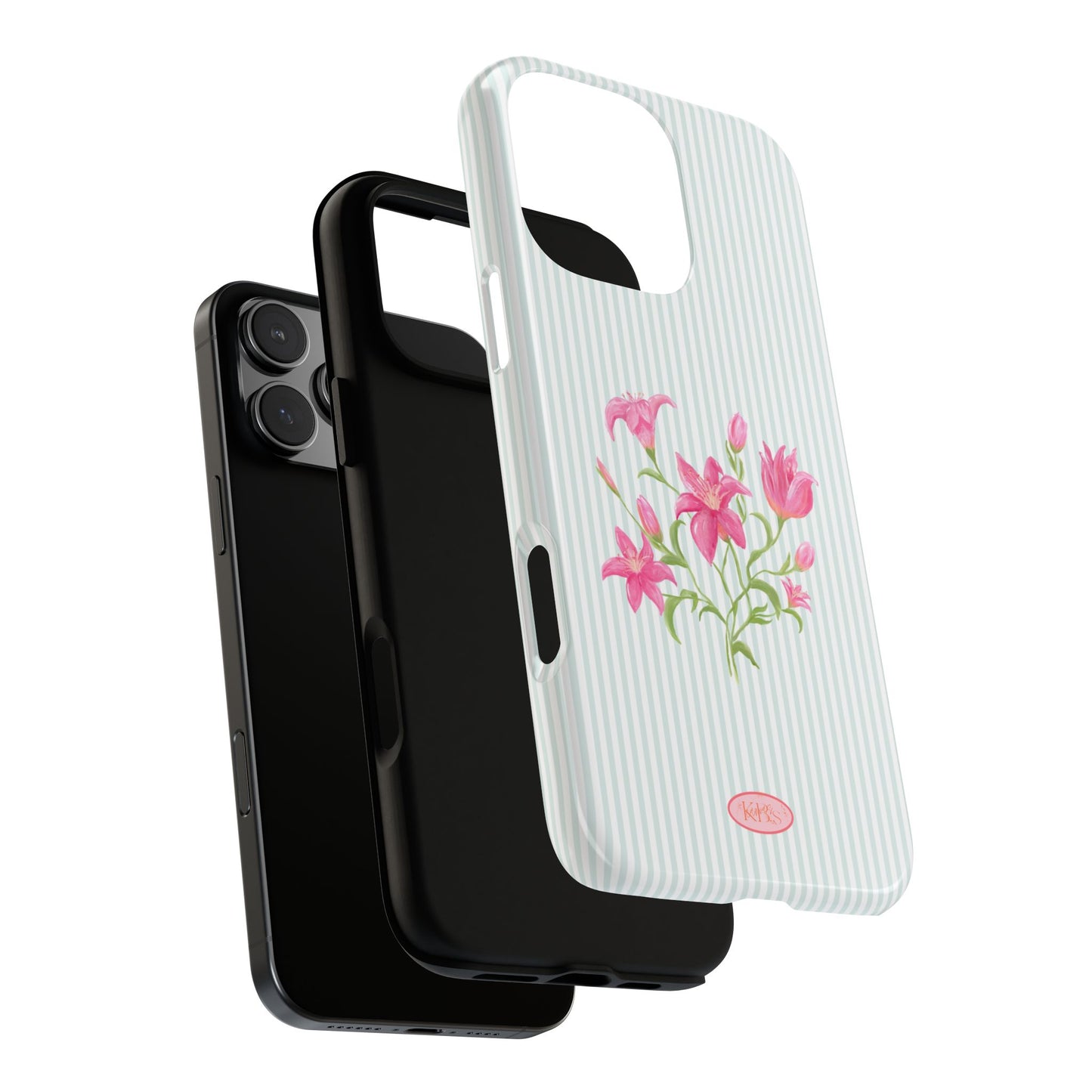 Lily Bloom Tough Case for iPhone - Blue