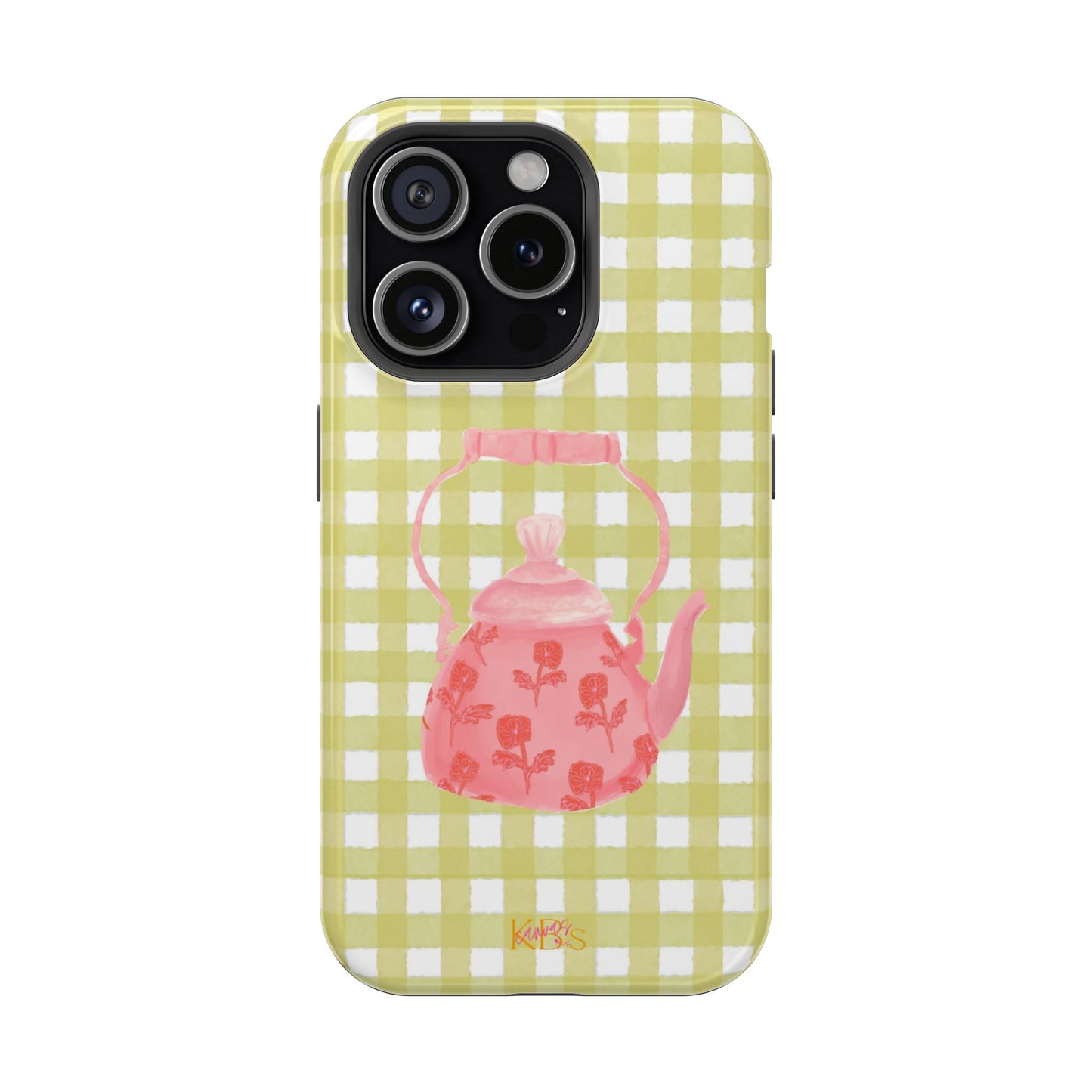 Eclectic Teapot Mag Safe Case - Green