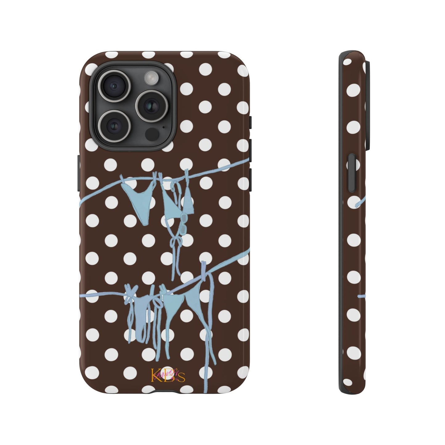 Brown Polka Dot Bikini Tough Case