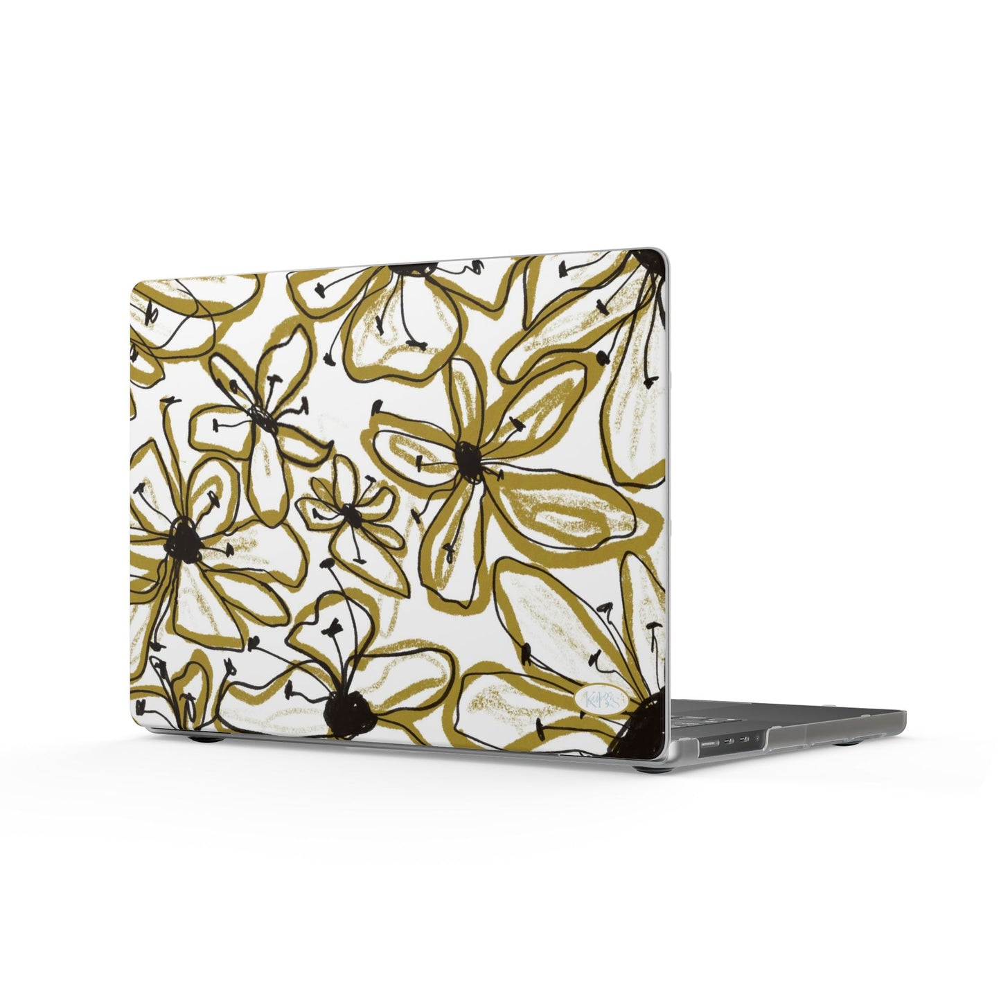 Floral Sketch MacBook Case