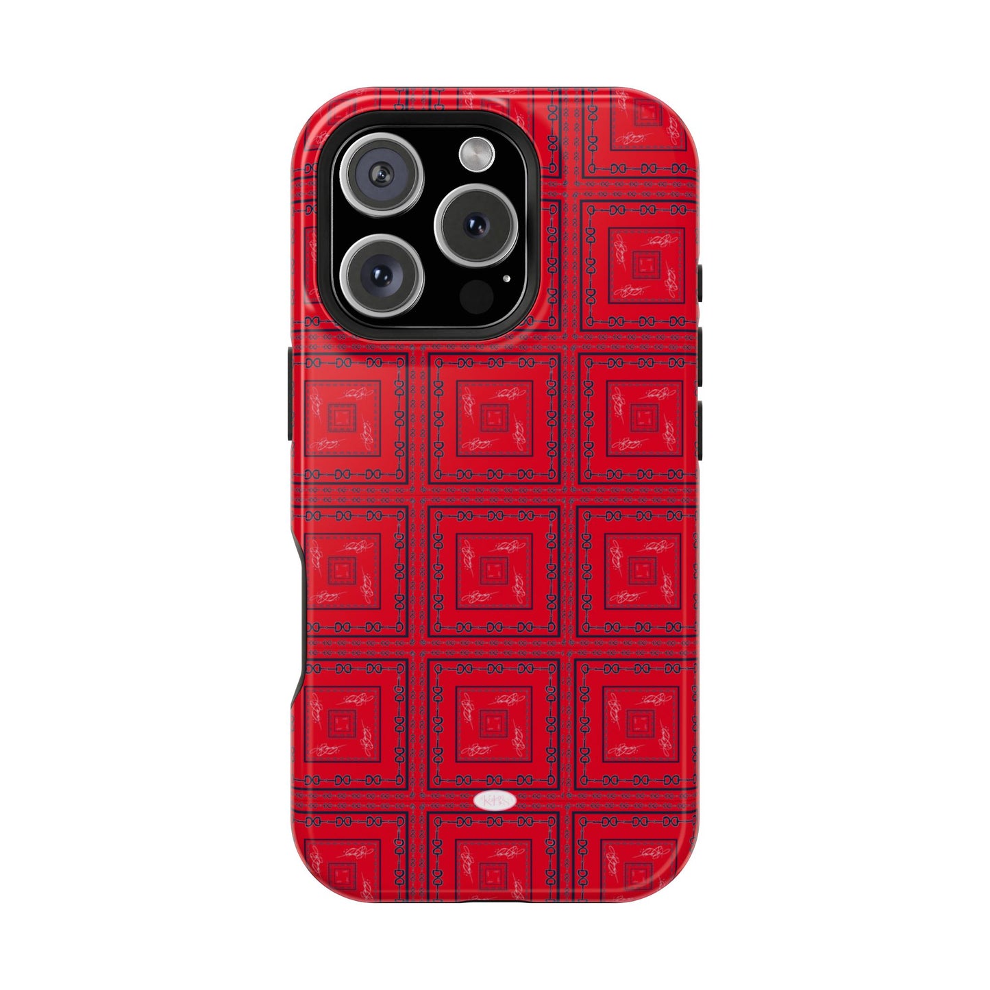 Red & Blue Horsebit MagSafe Case
