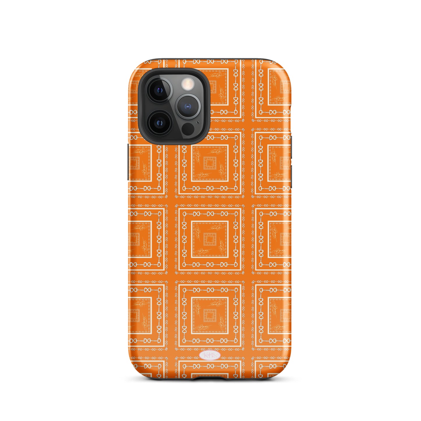 Orange & White Tough Case