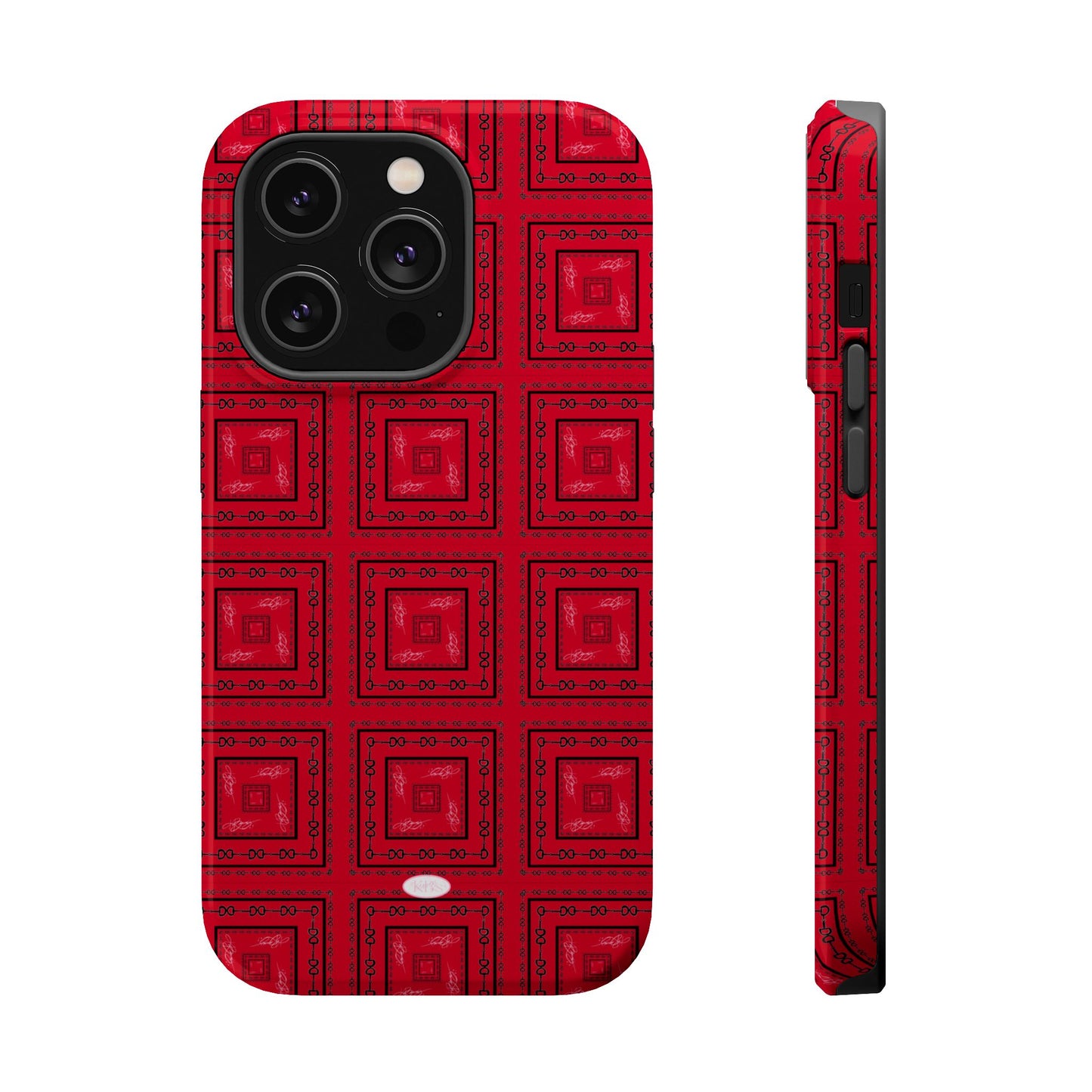 Red & Black Horsebit MagSafe Case