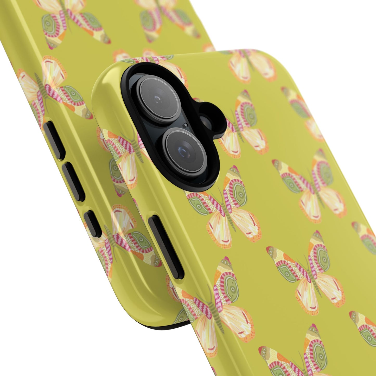 Flutter Pattern Tough Case - Green