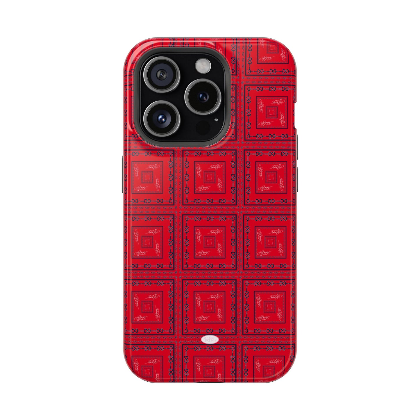 Red & Blue Horsebit MagSafe Case