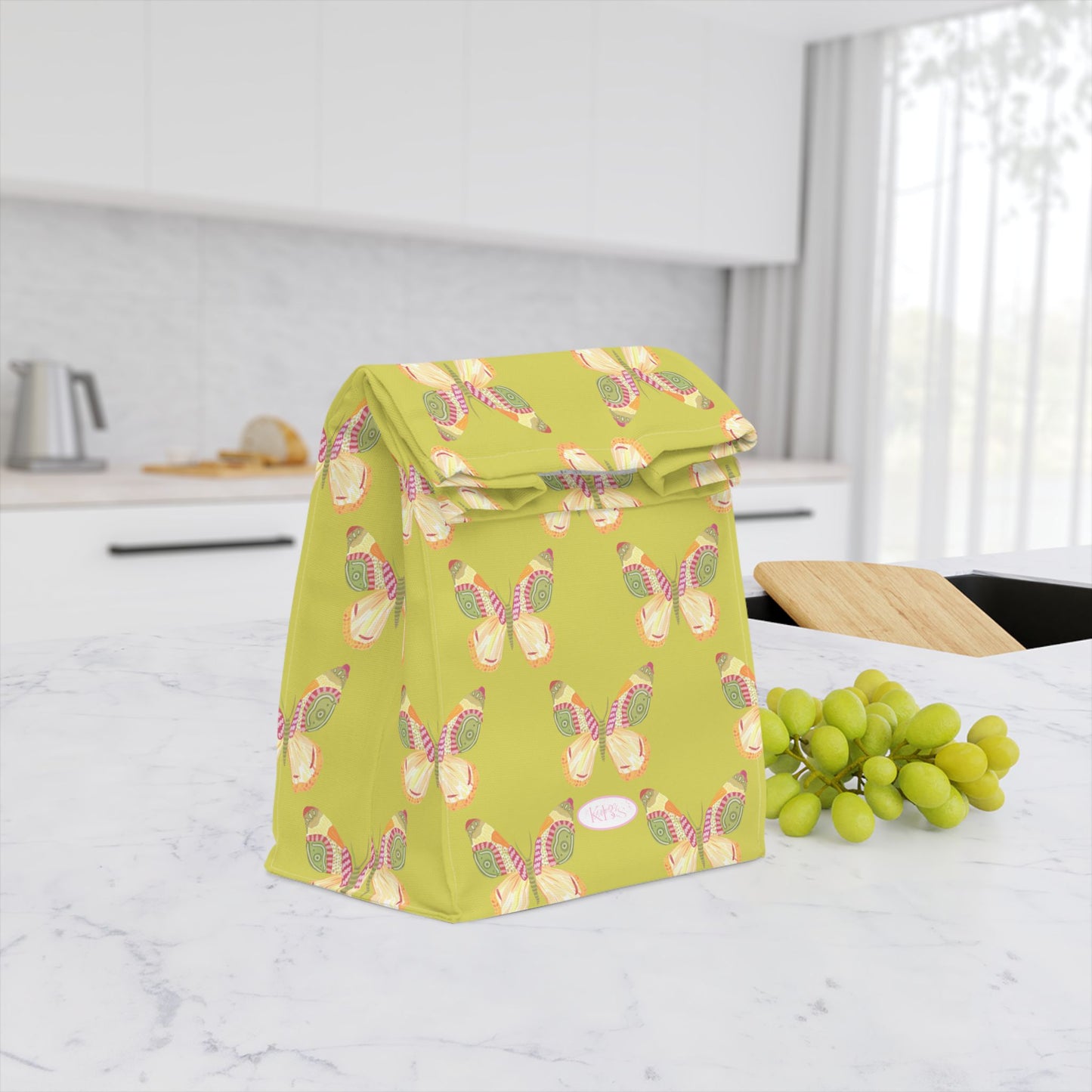 Flutter Pattern Insulated Lunch Box