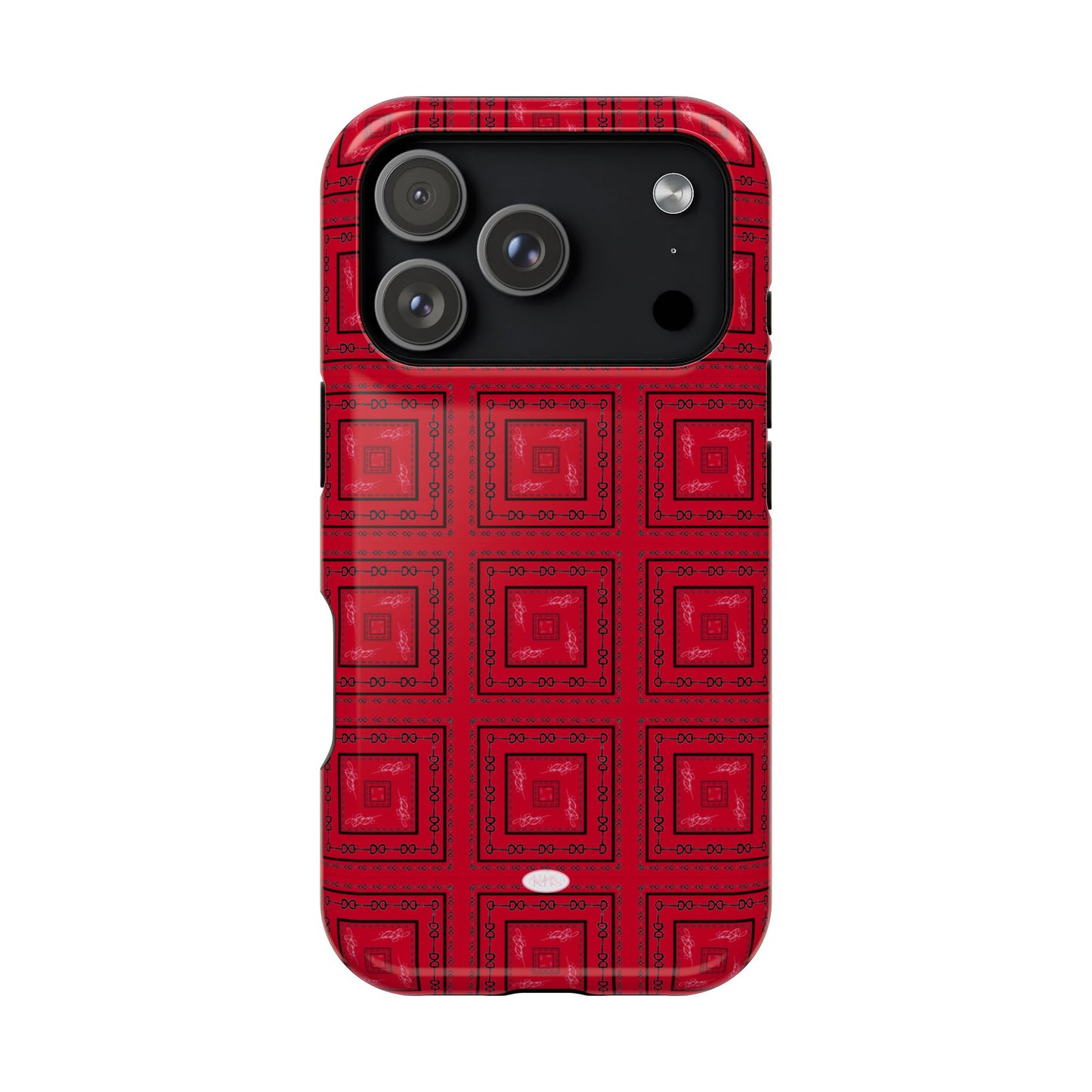 Red & Black Horsebit MagSafe Case