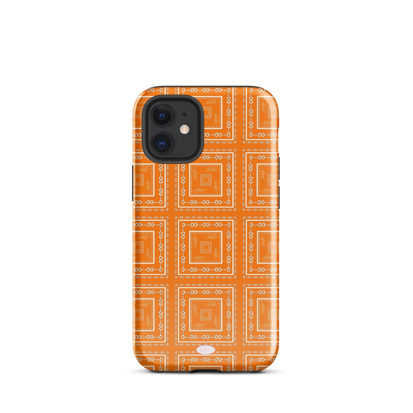 Orange & White Tough Case