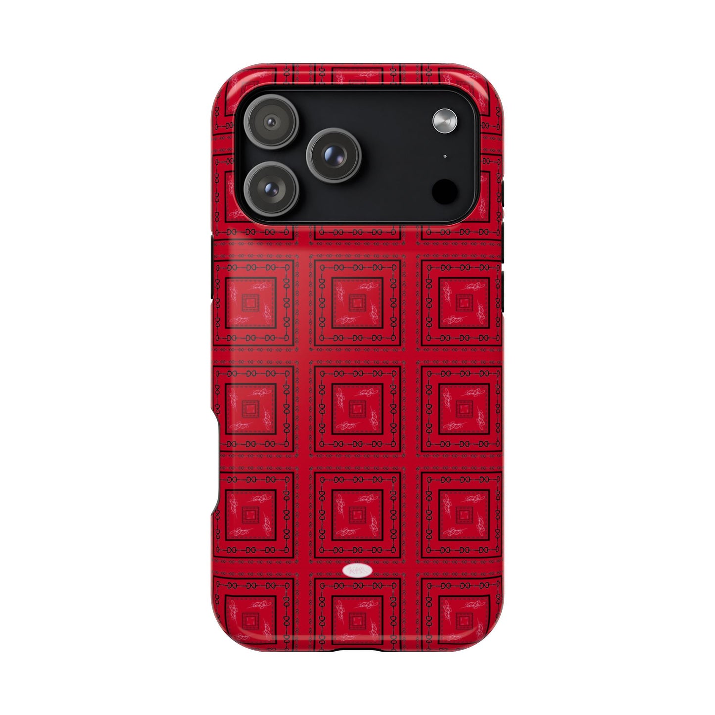 Red & Black Horsebit MagSafe Case