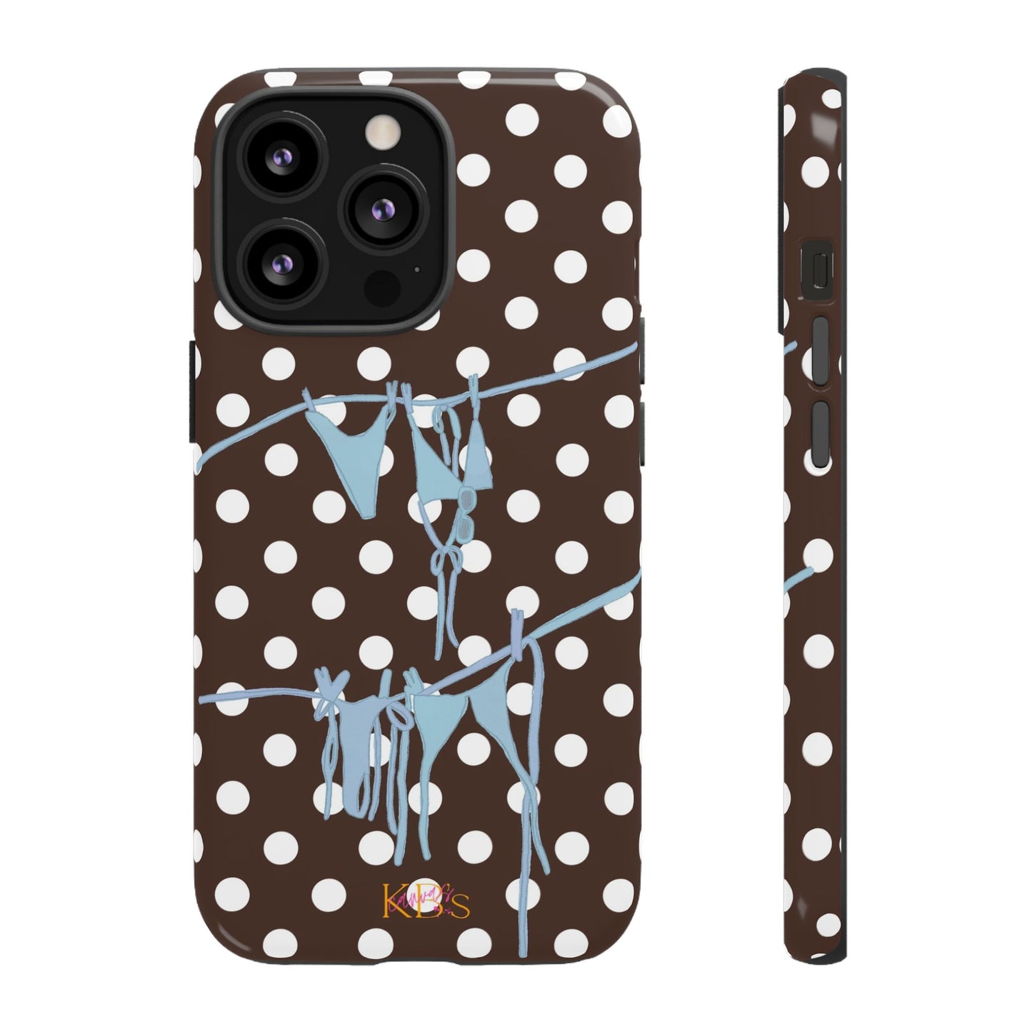 Brown Polka Dot Bikini Tough Case