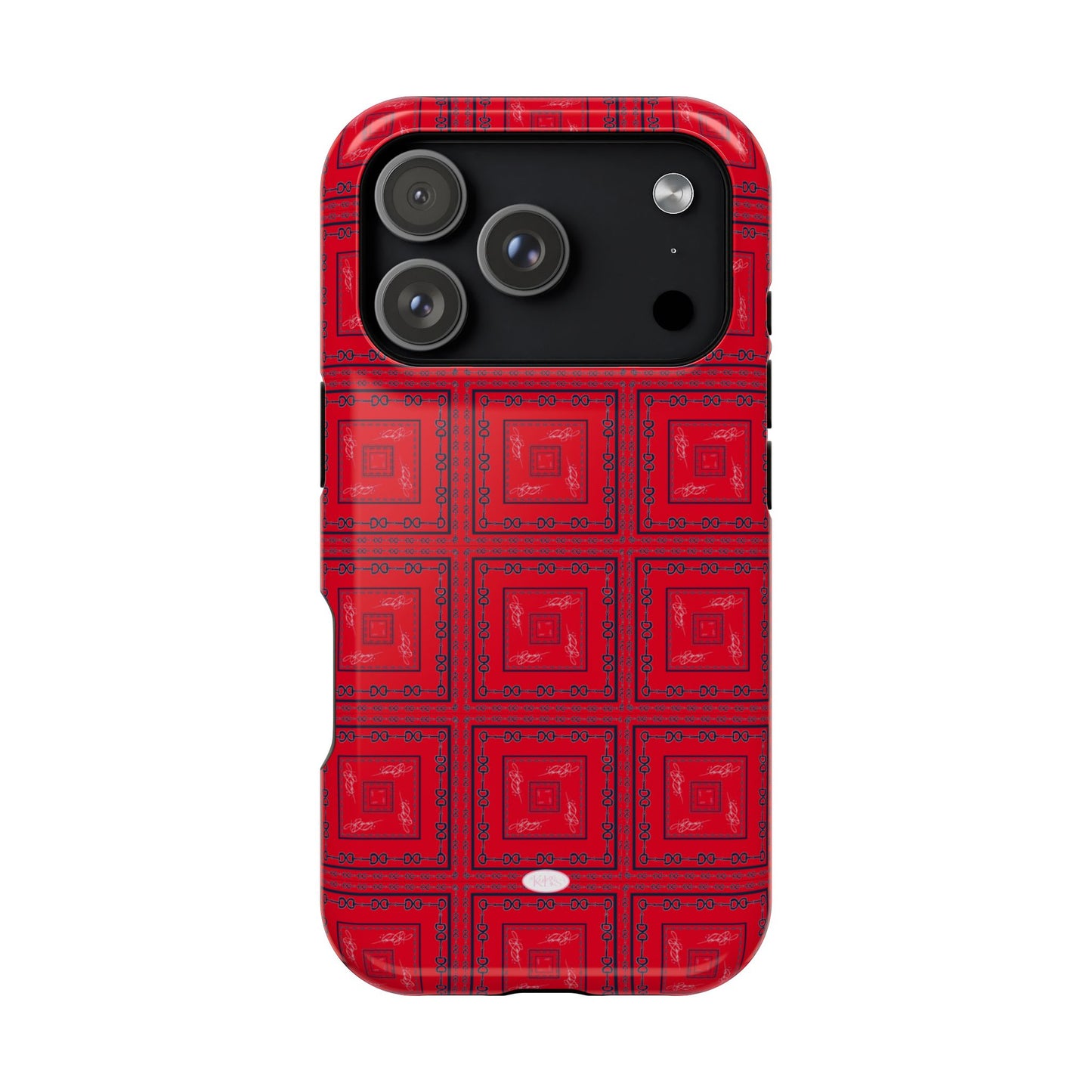Red & Blue Horsebit MagSafe Case
