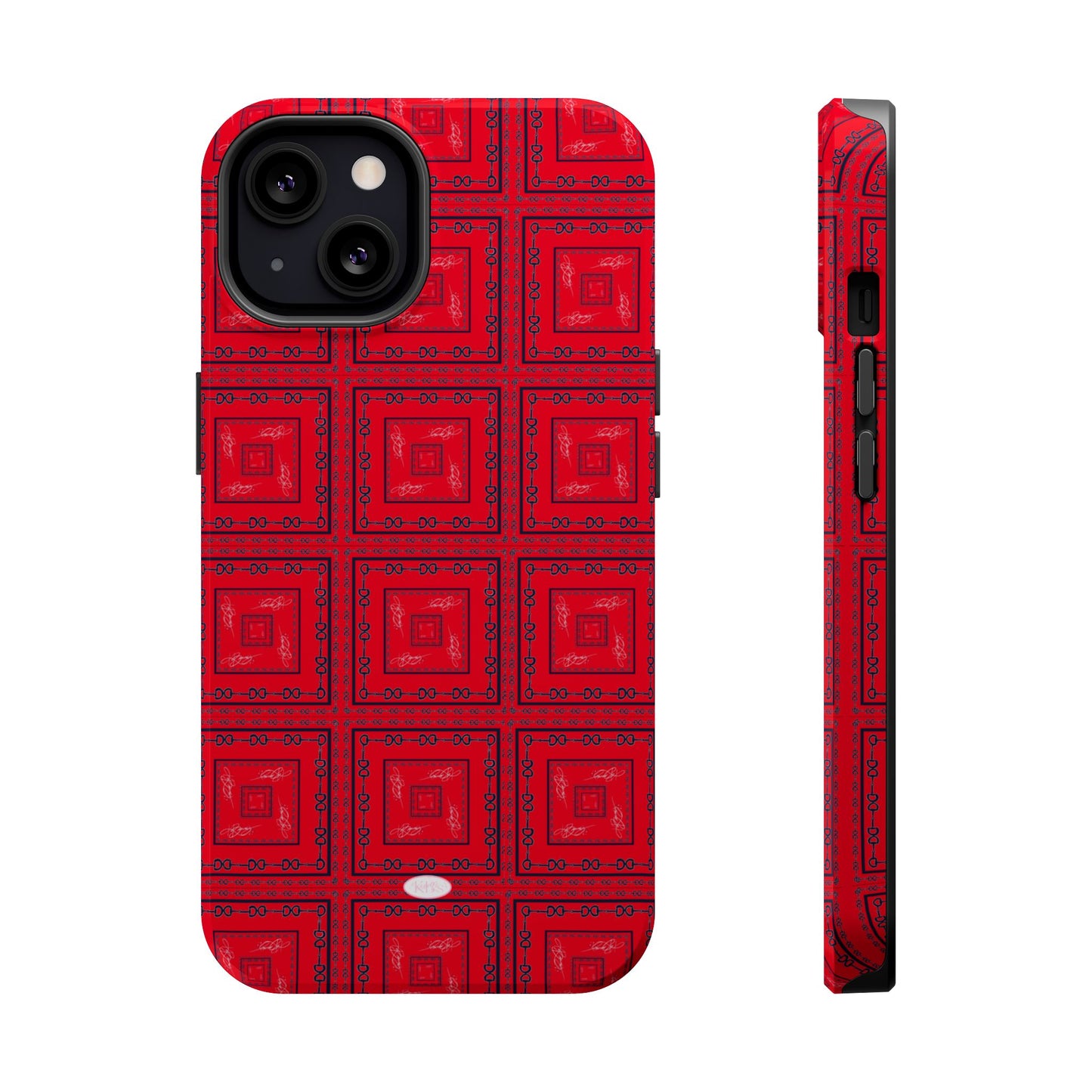 Red & Blue Horsebit MagSafe Case