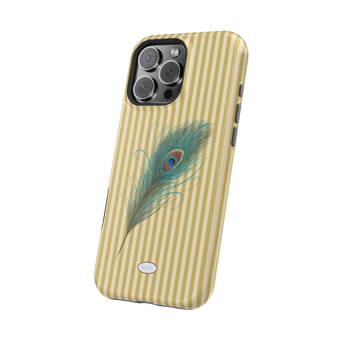 Peacock Feather Mag Safe Case