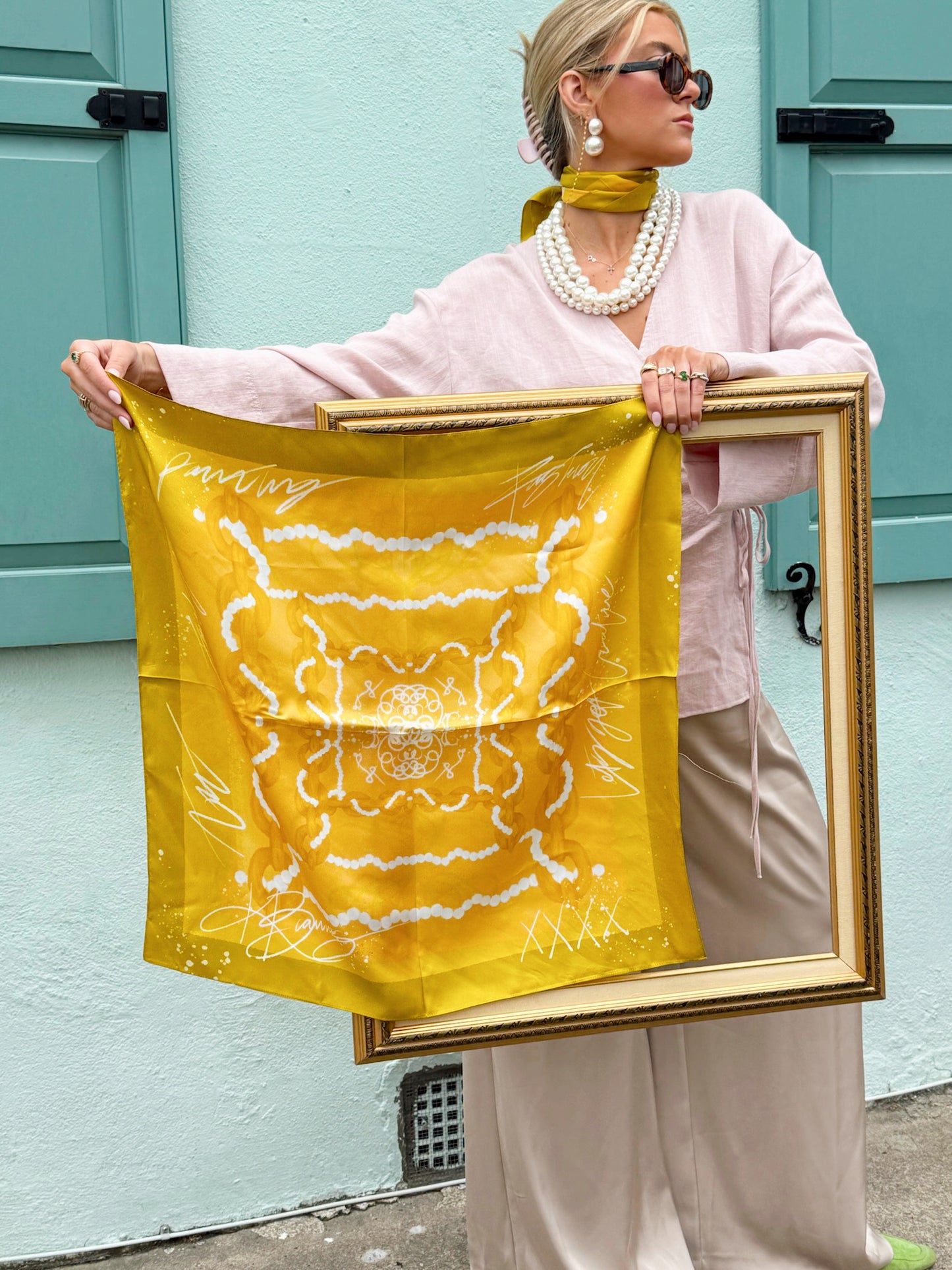Maison Link Silk Scarf