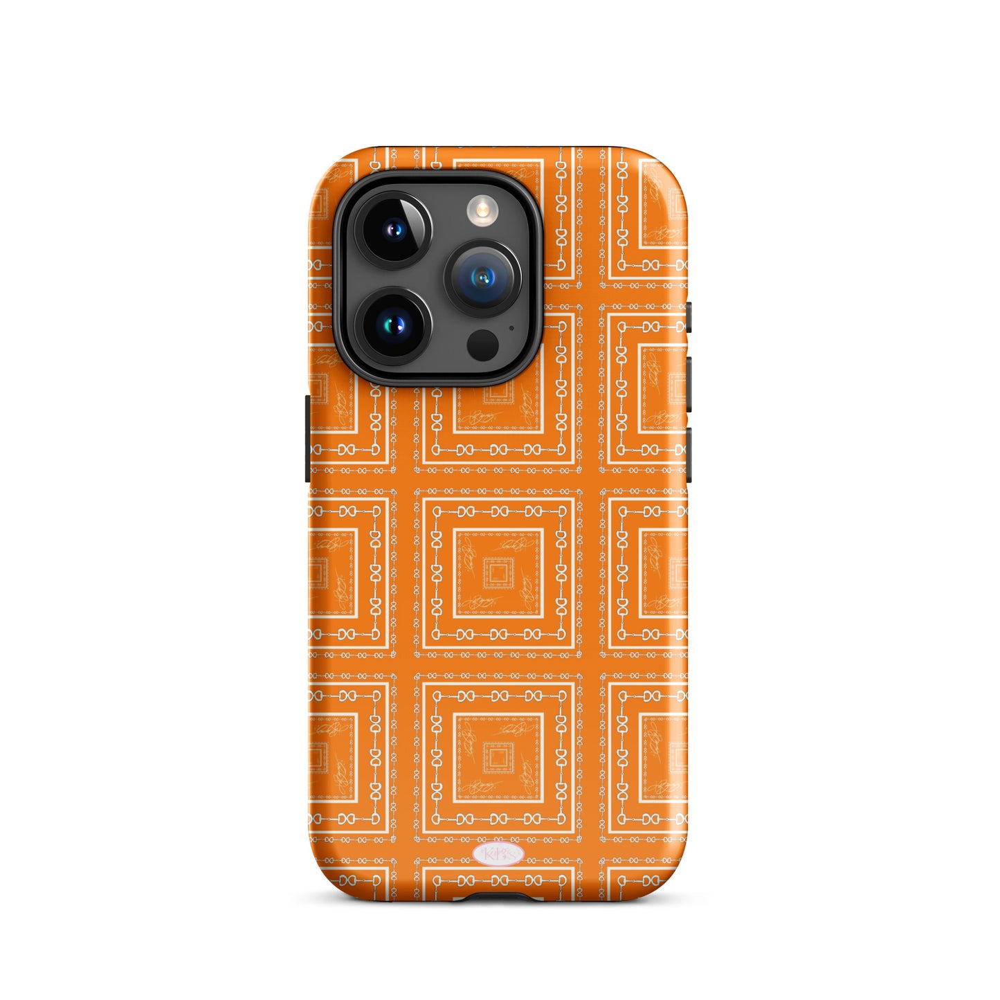 Orange & White Tough Case