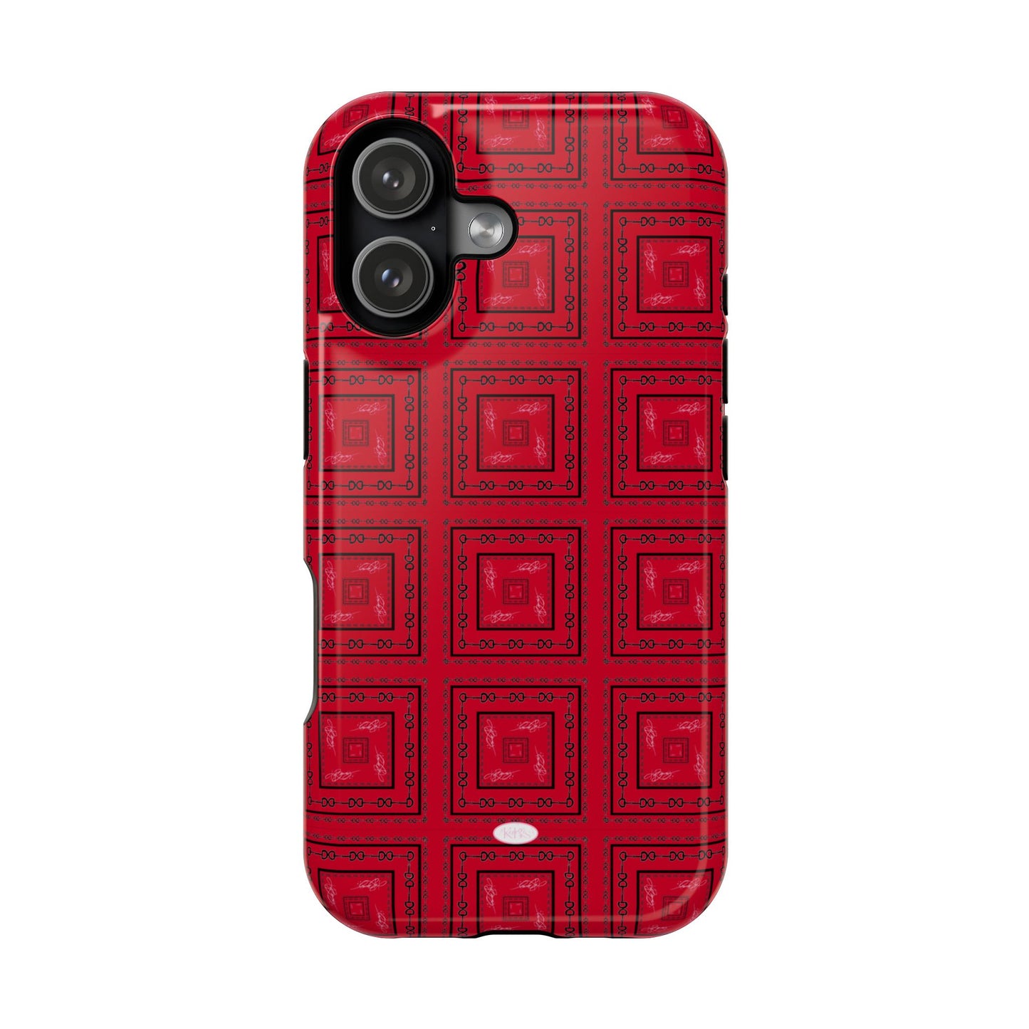 Red & Black Horsebit MagSafe Case