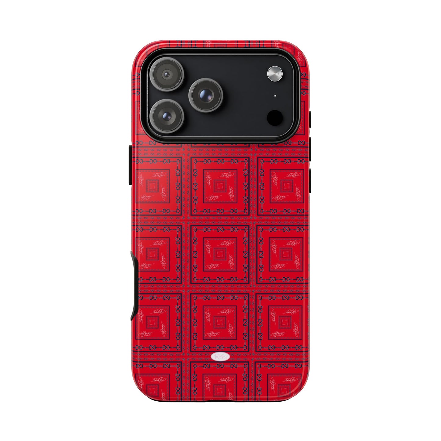 Red & Blue Horsebit Tough Case