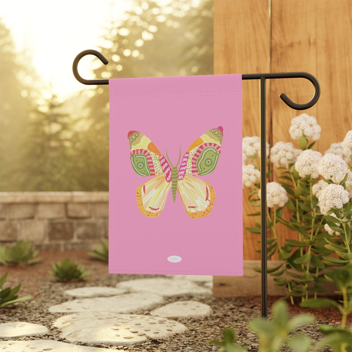 Flutter Garden Flag - Pink