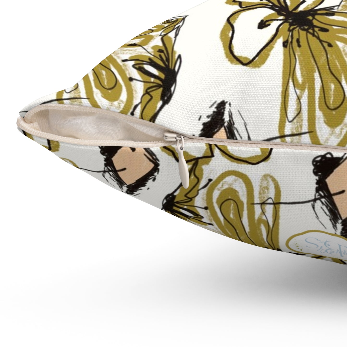 Fleur Runway Throw Pillow