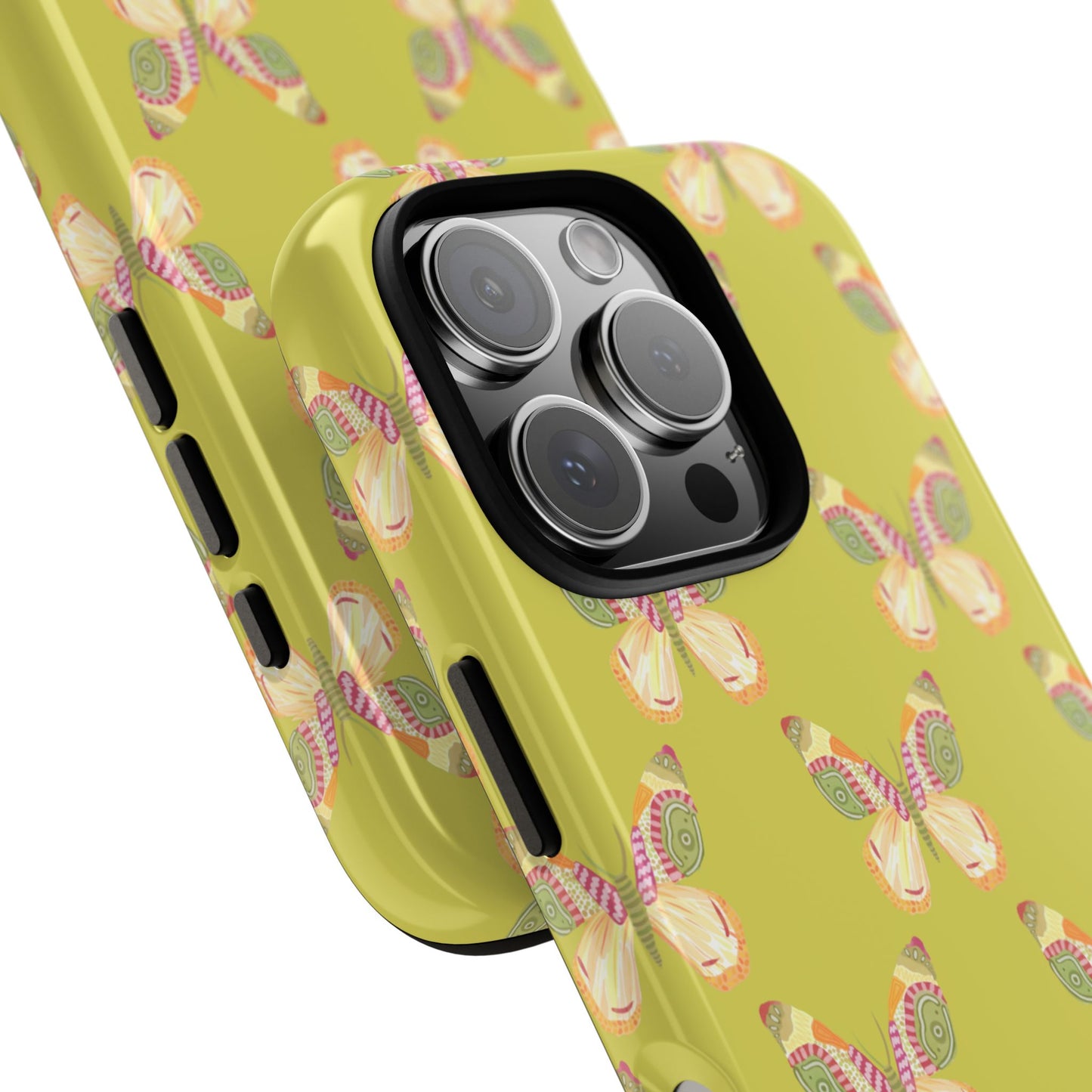 Flutter Pattern Tough Case - Green