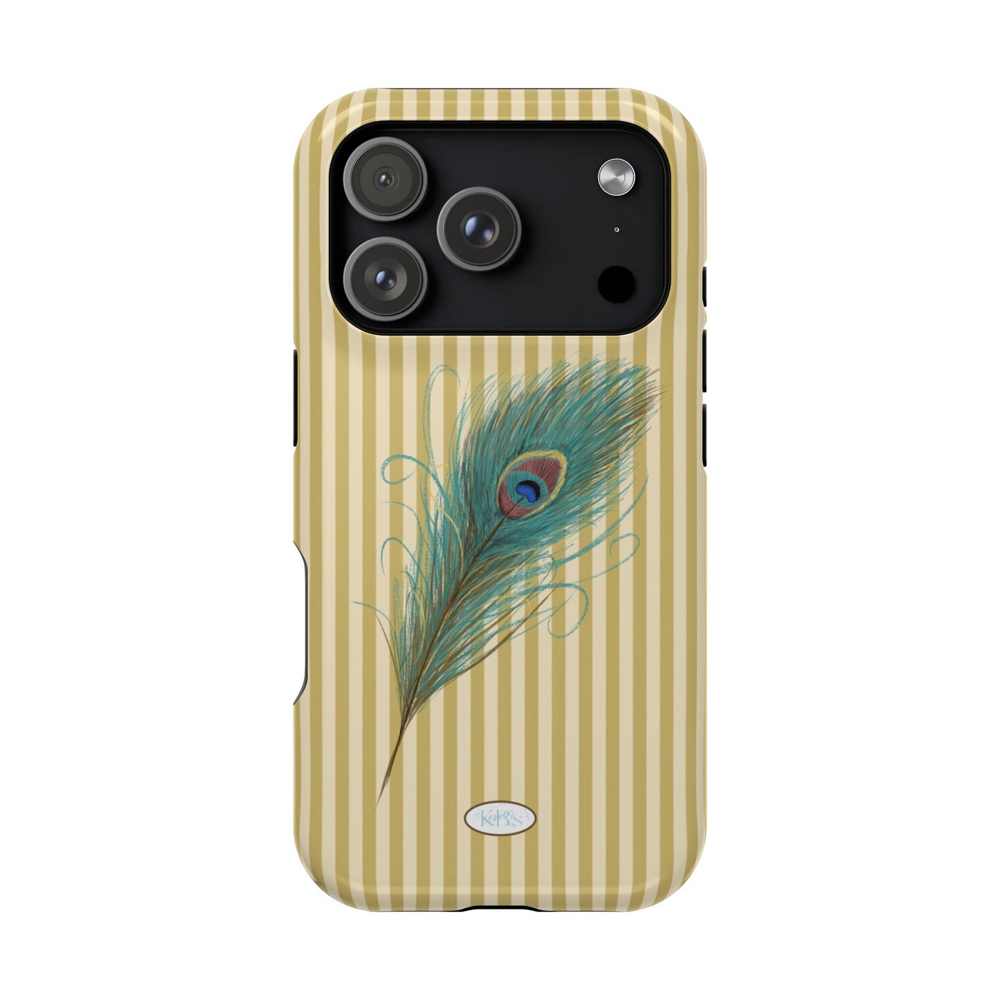 Peacock Feather Mag Safe Case