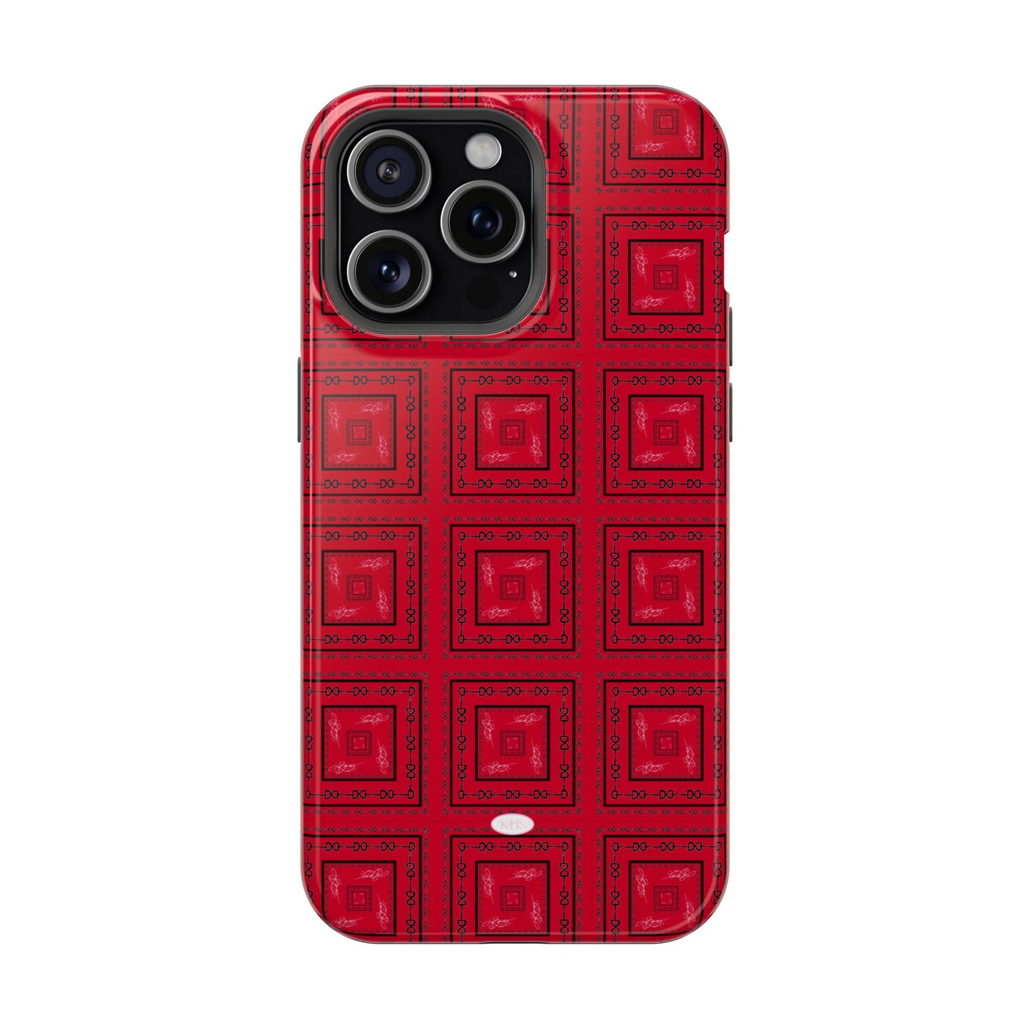 Red & Black Horsebit MagSafe Case