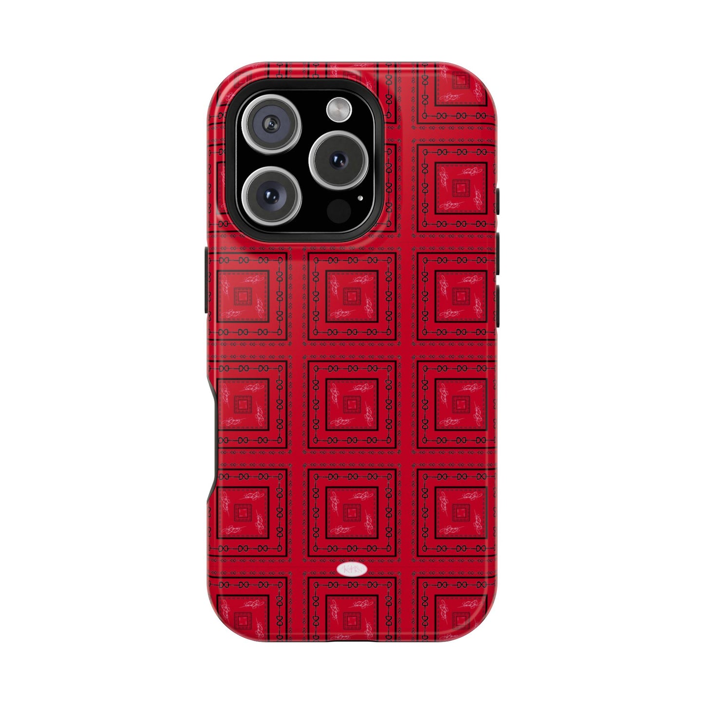 Red & Black Horsebit MagSafe Case