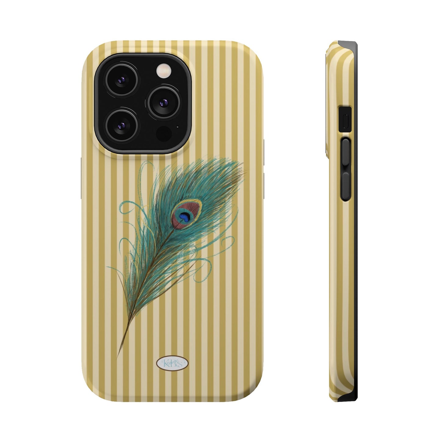 Peacock Feather Mag Safe Case