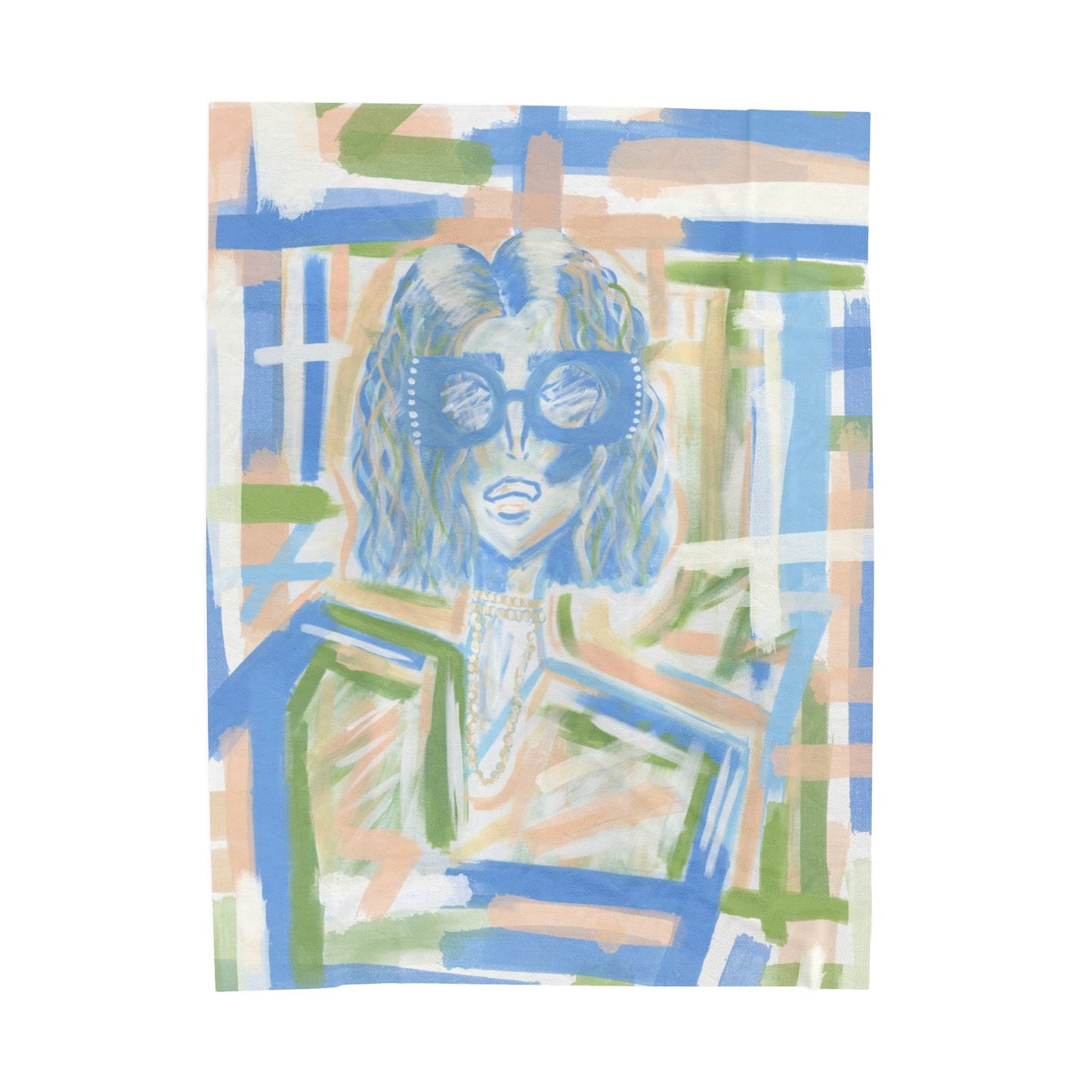 Colette James Velveteen Blanket