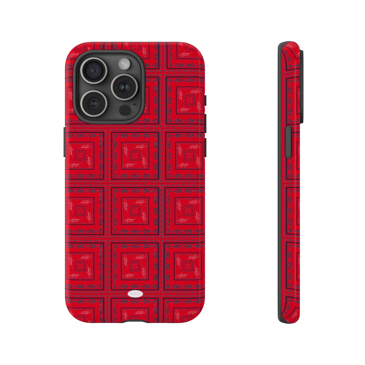 Red & Blue Horsebit Tough Case