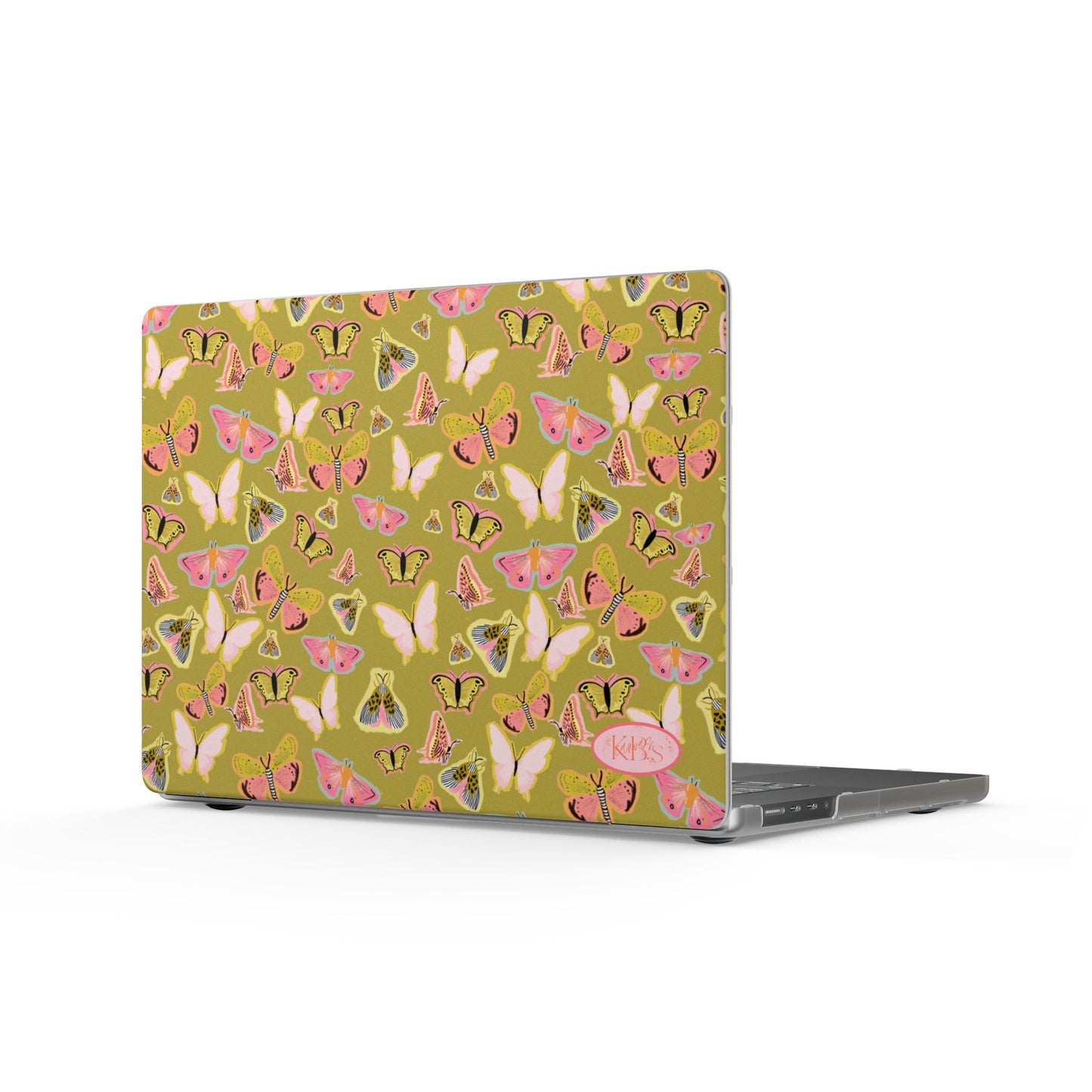 Butterfly Muse MacBook Case - Green