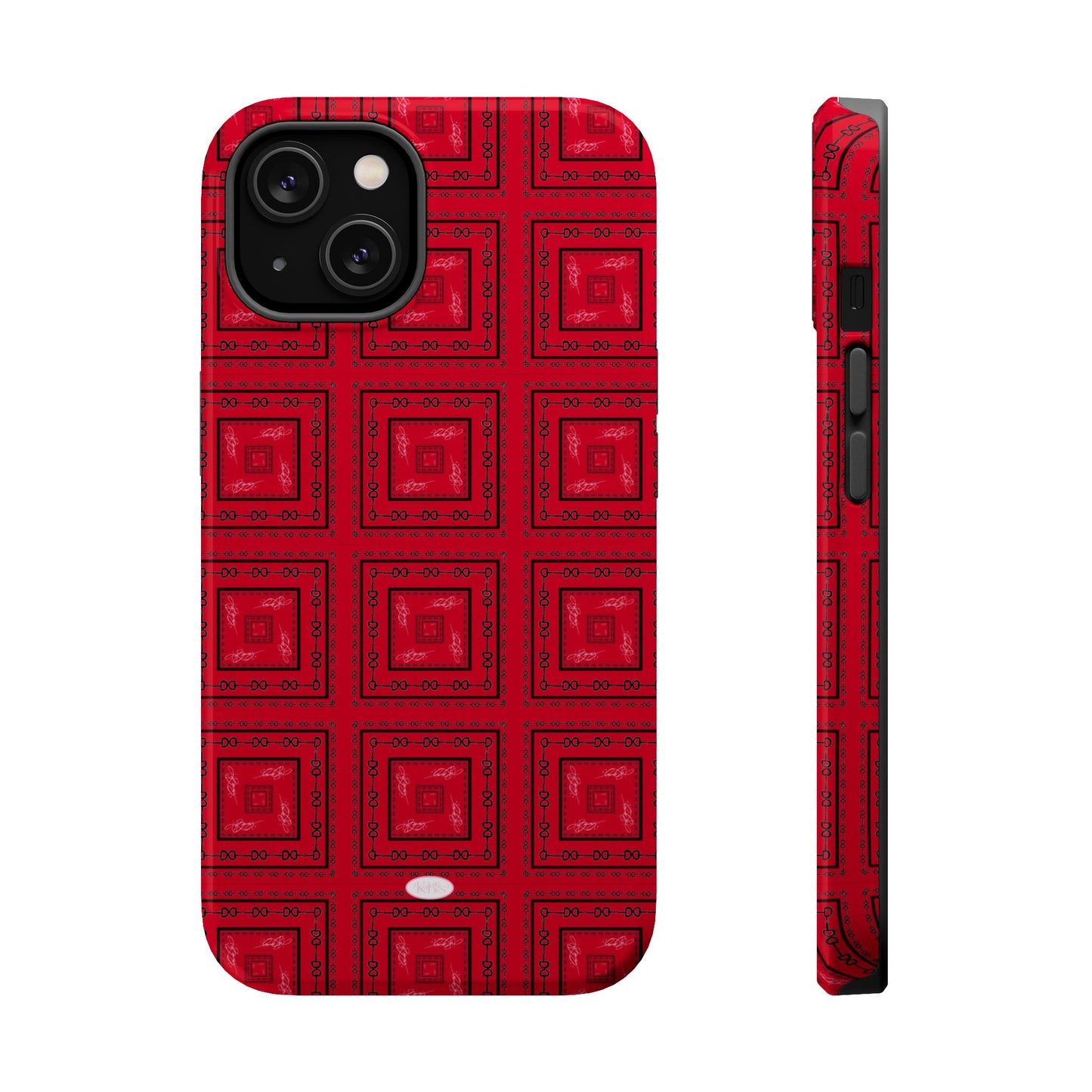 Red & Black Horsebit MagSafe Case