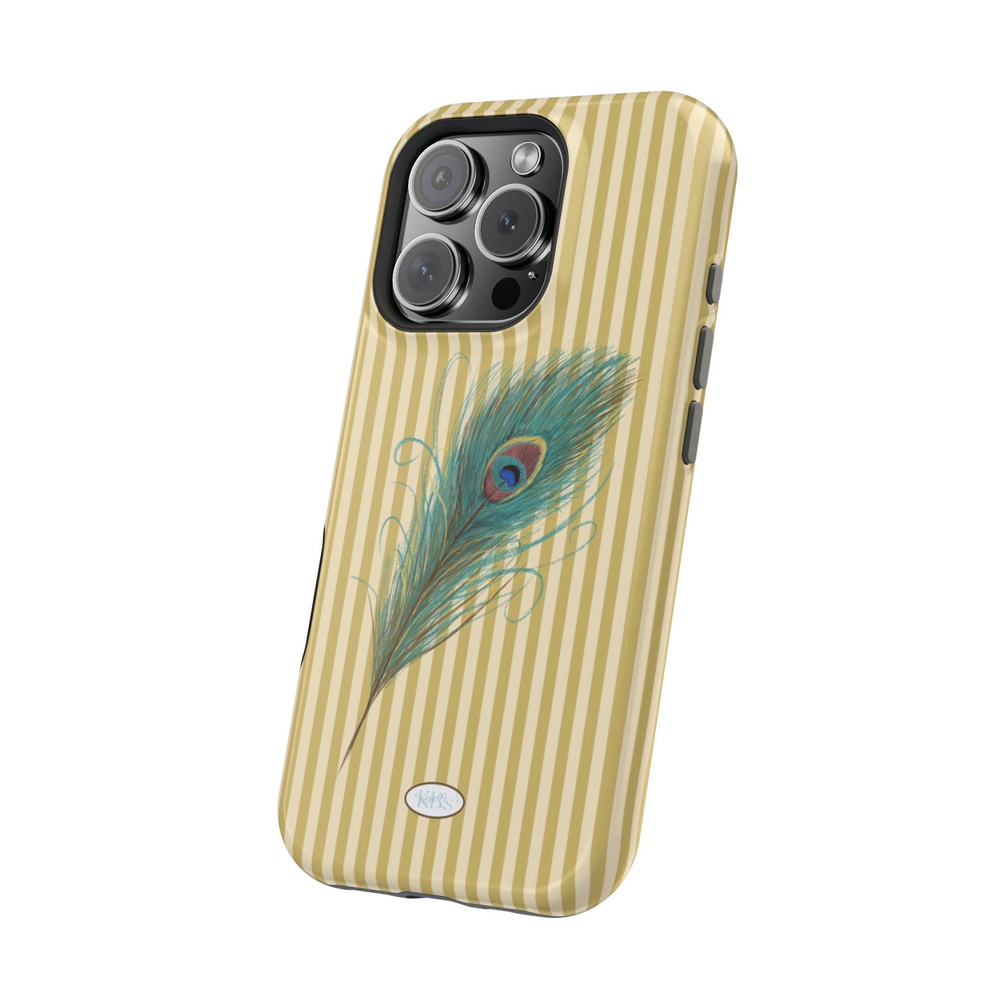 Peacock Feather Mag Safe Case